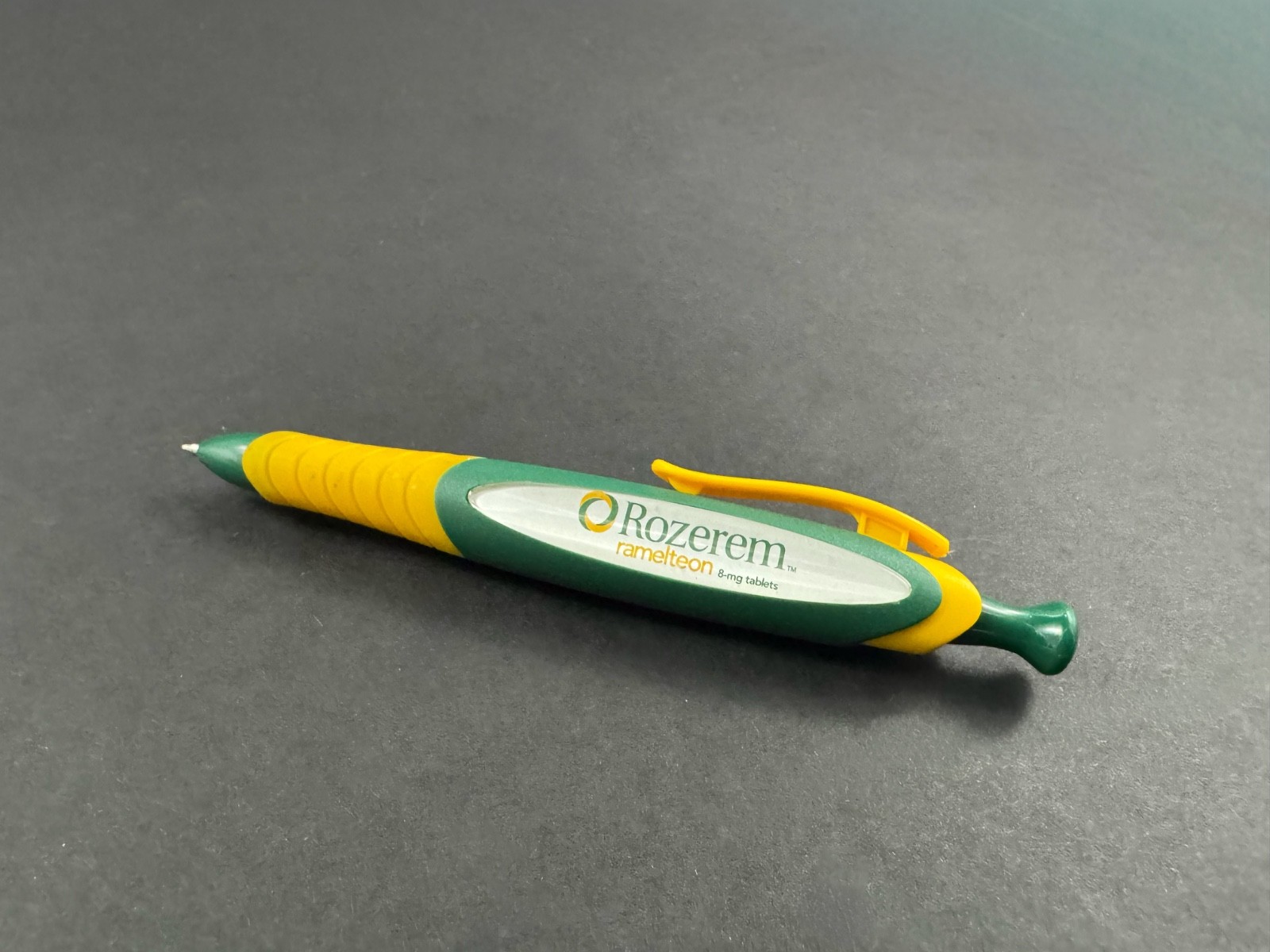 Rozerem Promo Click Pen Green Yellow Pharmaceutical Advertising