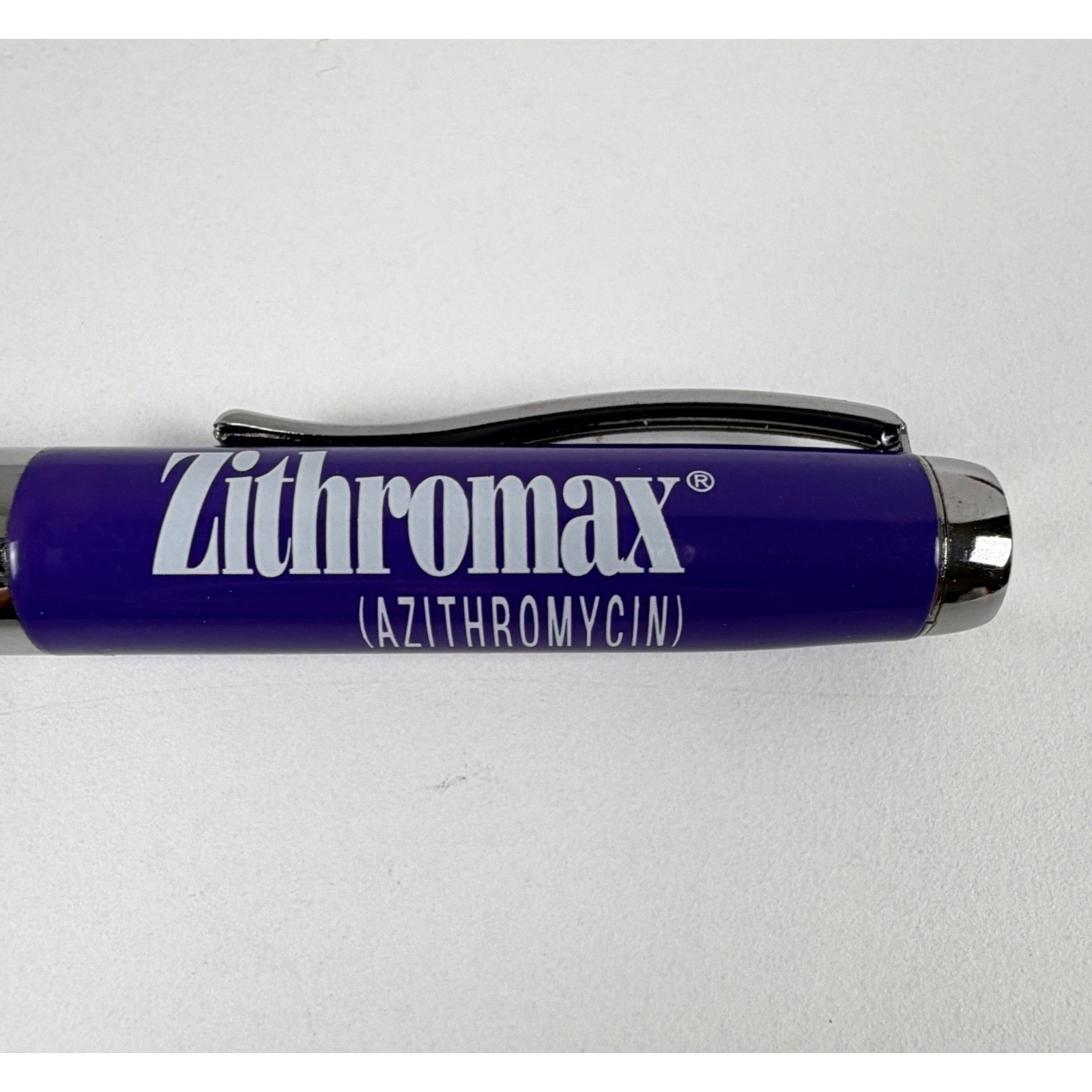 Purple Silver Pharma Promo Pen Drug Rep