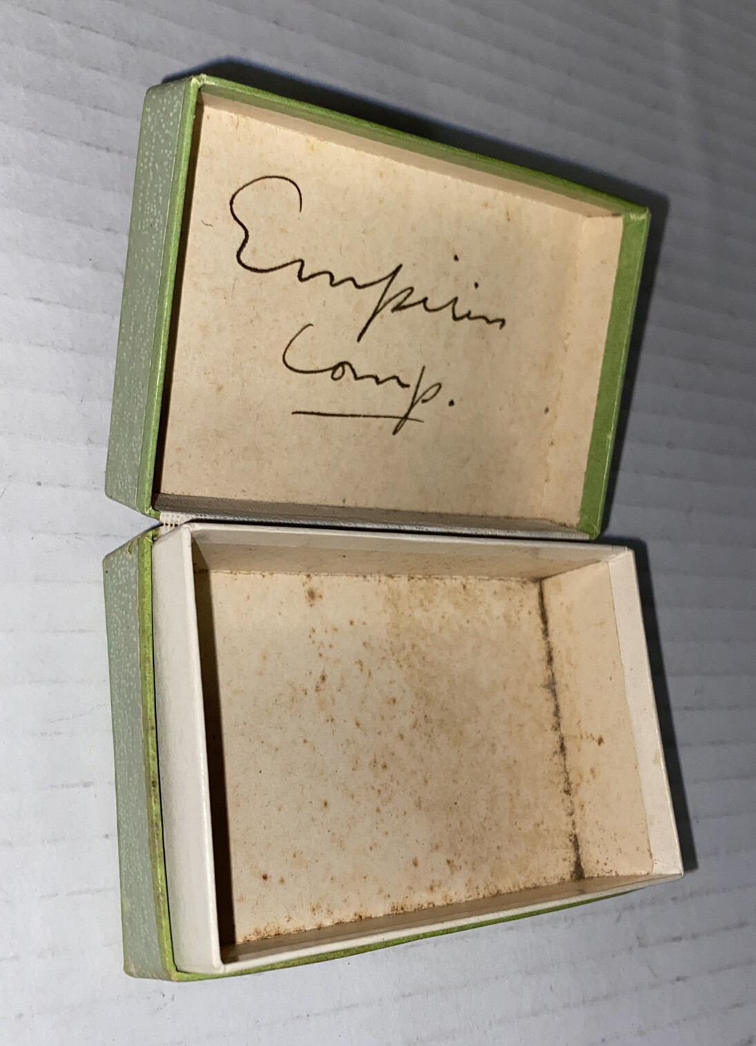 Vintage 1960s Prescription Pharmacy EMPTY Box Madison WI Chechik Park Hotel Prop