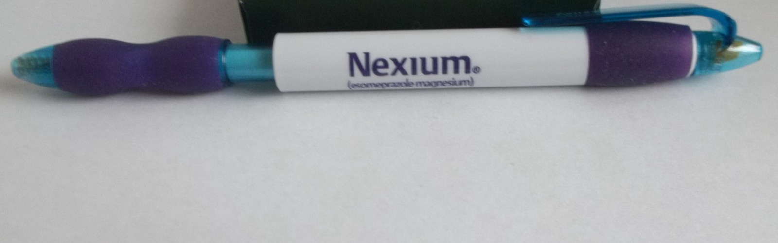 Crestor Rosuvastatin Dual‑Tip Promo Pen – Ballpoint + Highlighter – Rubber Grip