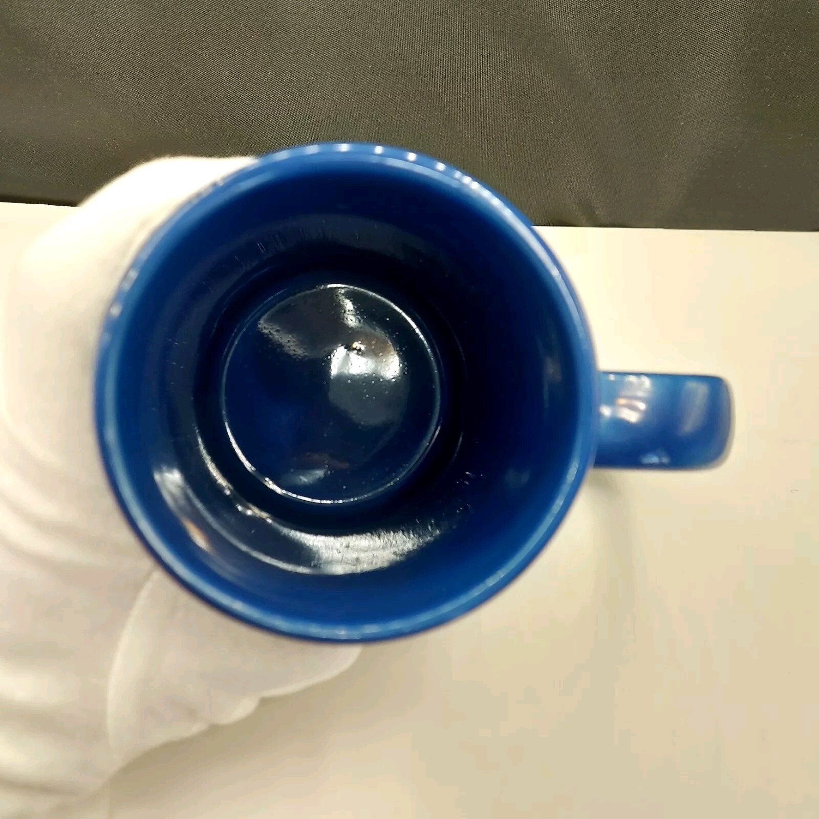 Nasonex Bee Ceramic Mug Pharmaceutical 12 oz. Cobalt Blue
