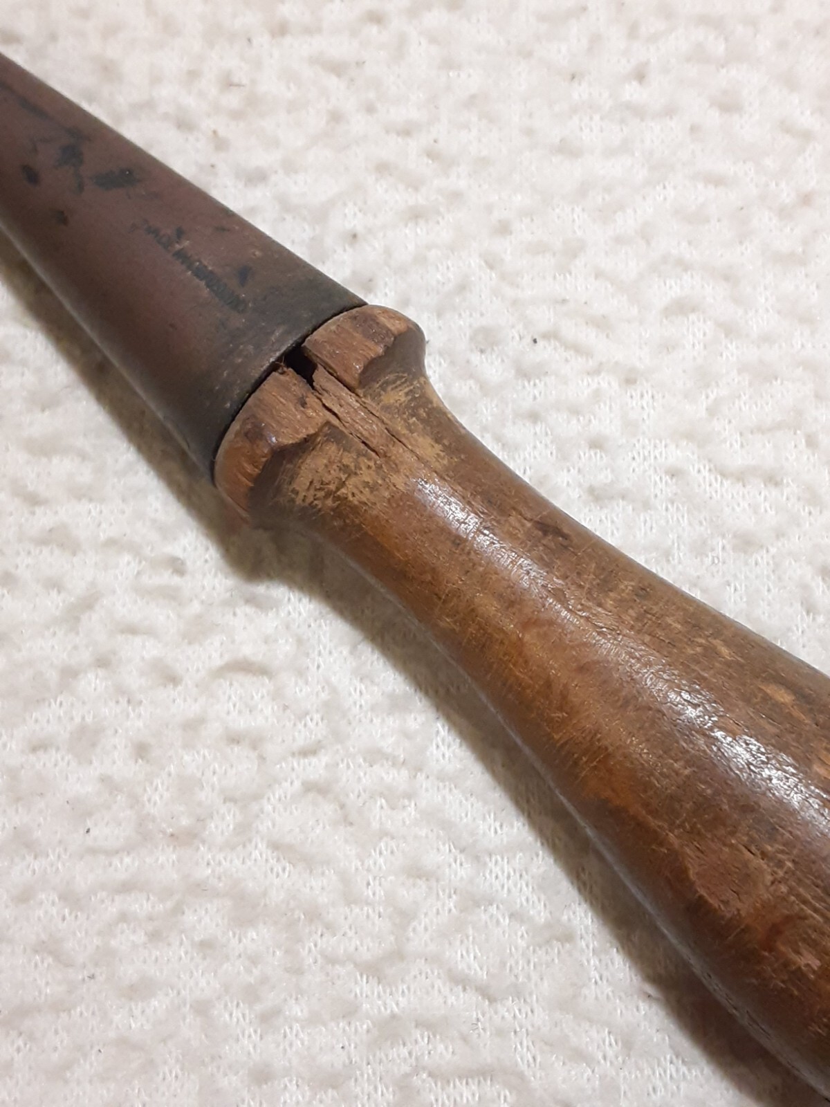 EARLY APOTHECARY CORK BORER KNIFE BLADE BRASS CONE CHEMIST MAKE YOUR OWN STOPER