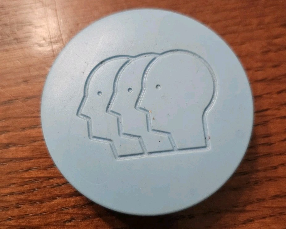 Vintage FIORICET Tablets Pill Box Container Plastic Screw Top Pharmaceutical