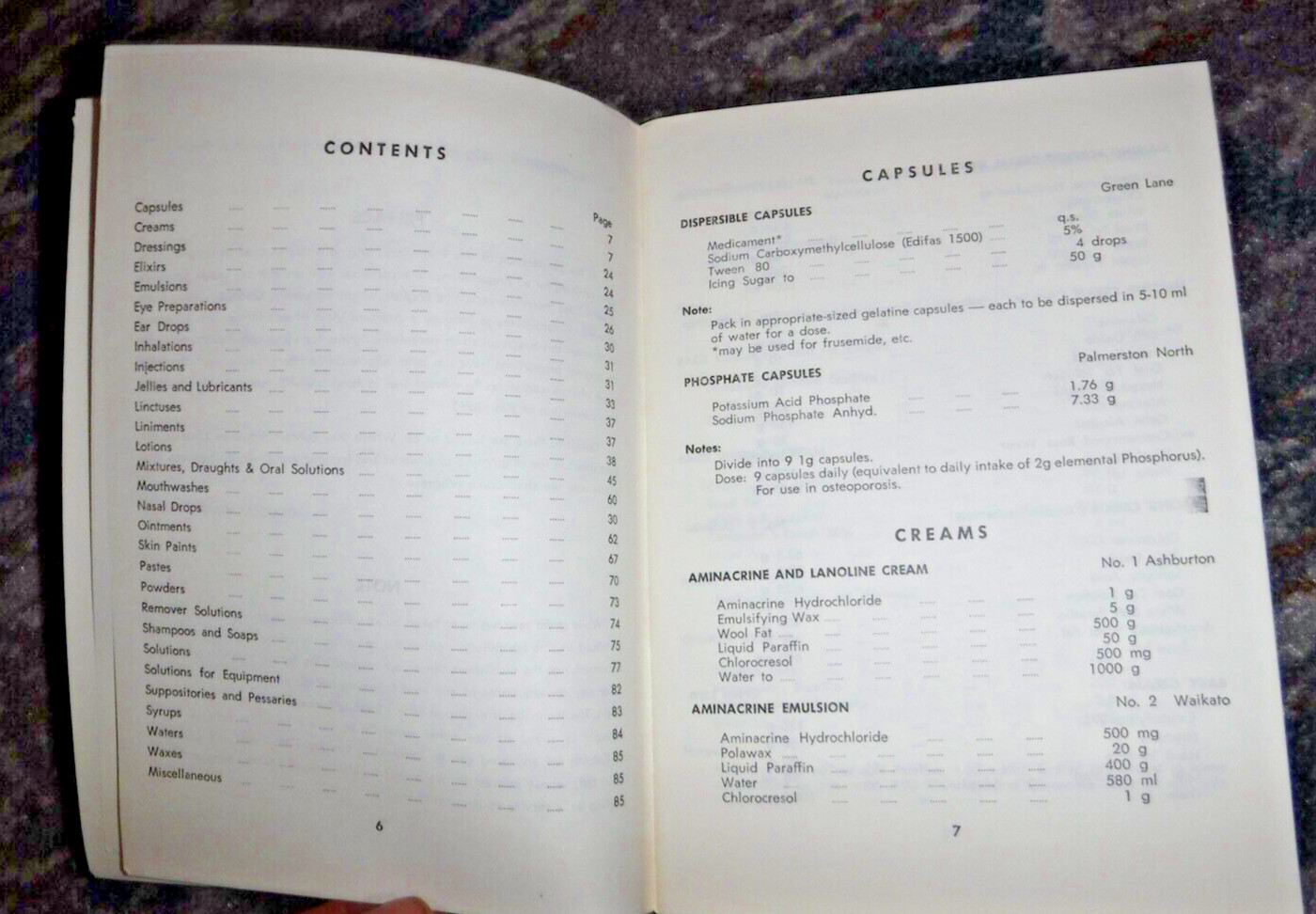 HOSPITAL FORMULARY BY CHRISTINE KEMEYS NEW ZEALAND SCHOOL PHARMACY 1972
