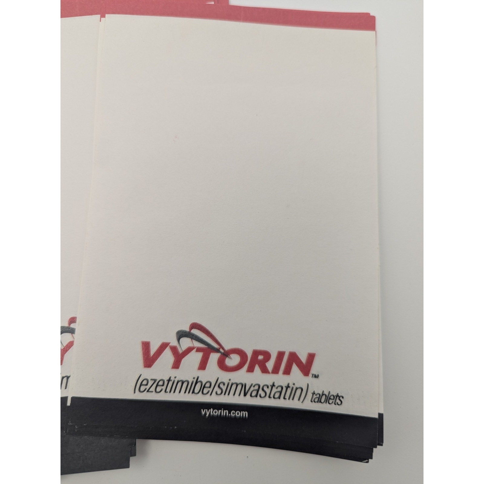 Lot of 80 Vintage Vytorin Pharmaceutical Drug Rep Promo Notepads Medical Memo