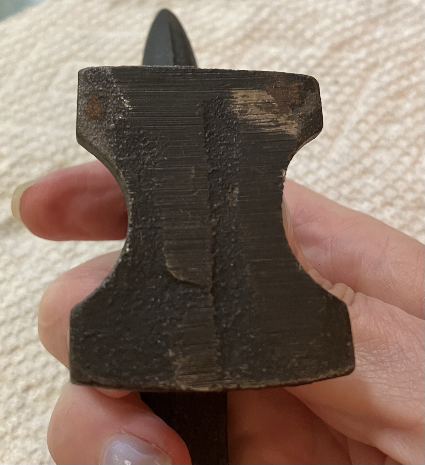 Vtg Med Pharma Advertising Cast Mini Anvil IF Massengill Co Intrinsic Factor B12