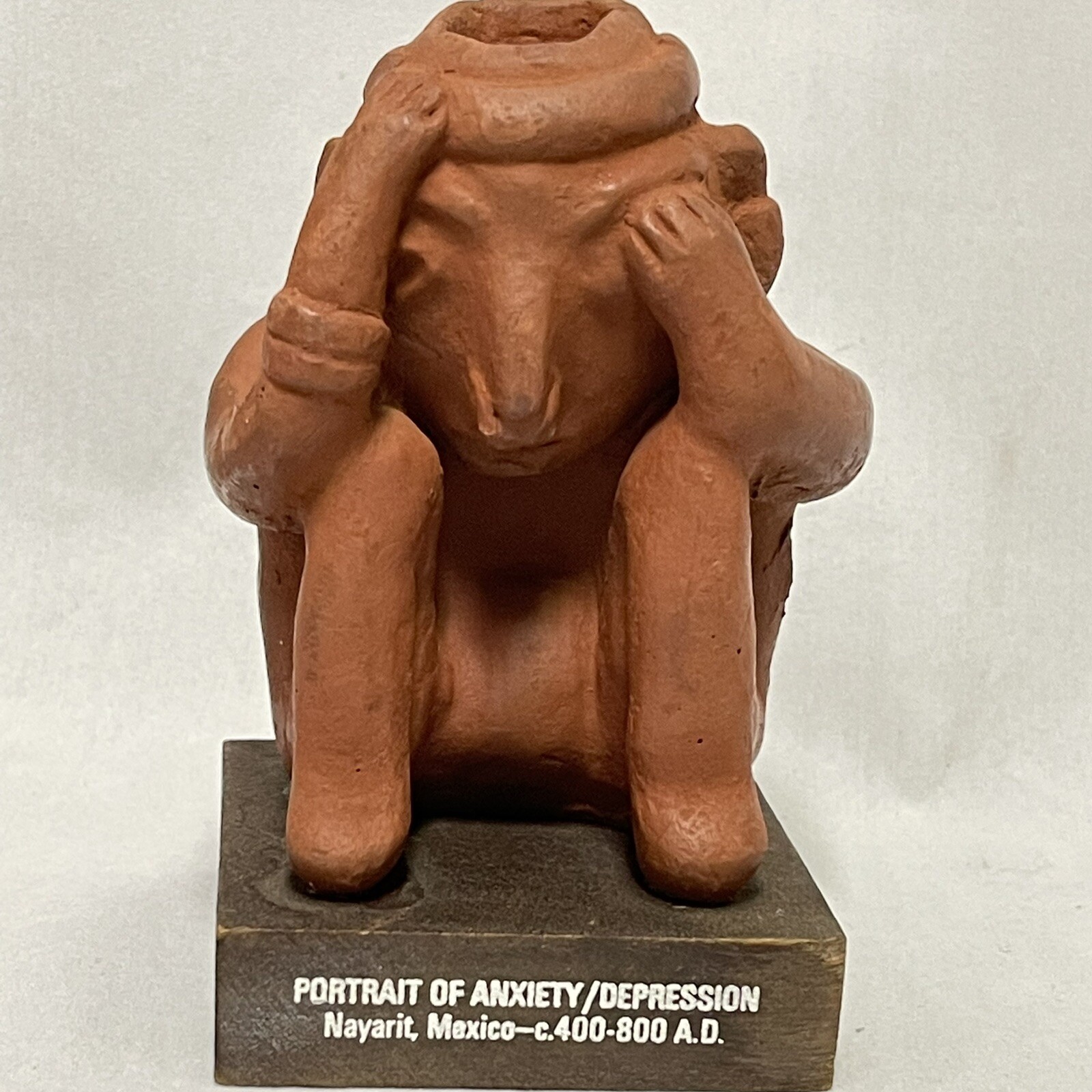 Pharmaceutical Promotional Etrafon 2-10 Portrait of Anxiety Depression Figure