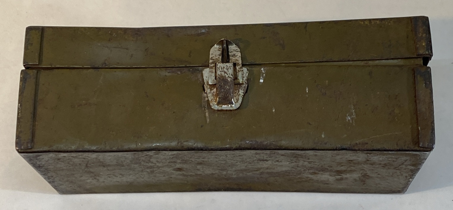 Vintage Medical First Aid Box Green Metal Anahist Acme Johnson Mercurochrome