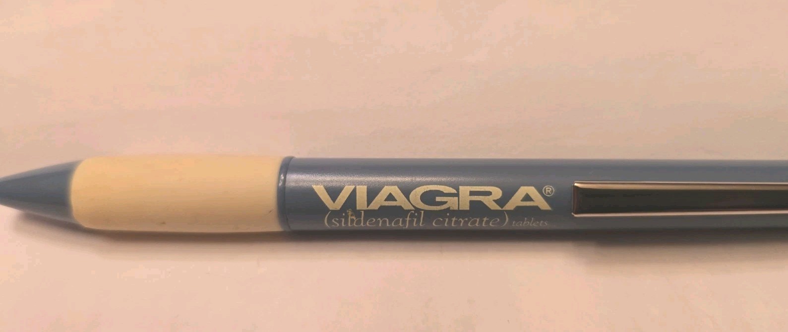VIAGRA Imoxcrom Plastic Pen Pharmaceutical Drug Rep Promo WRITES Spain 2000s