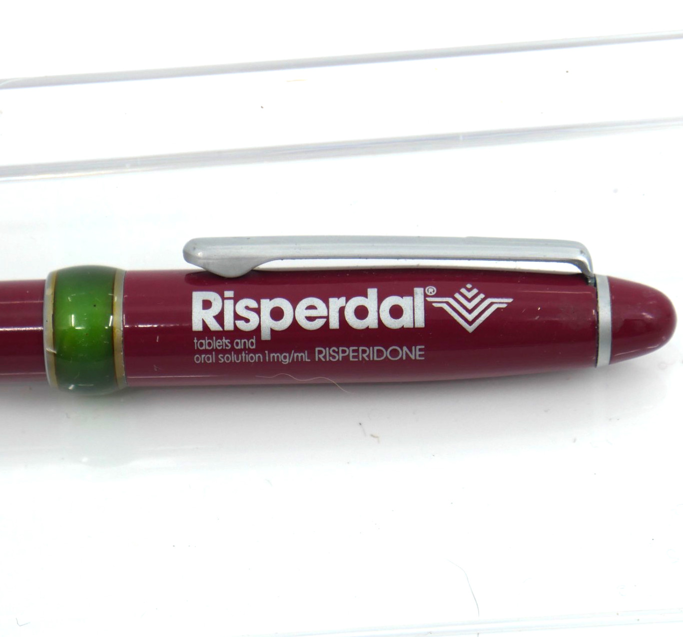 RISPERDAL Medical Drug Rep Pharmaceutical Pen Heavy Metal Advertising