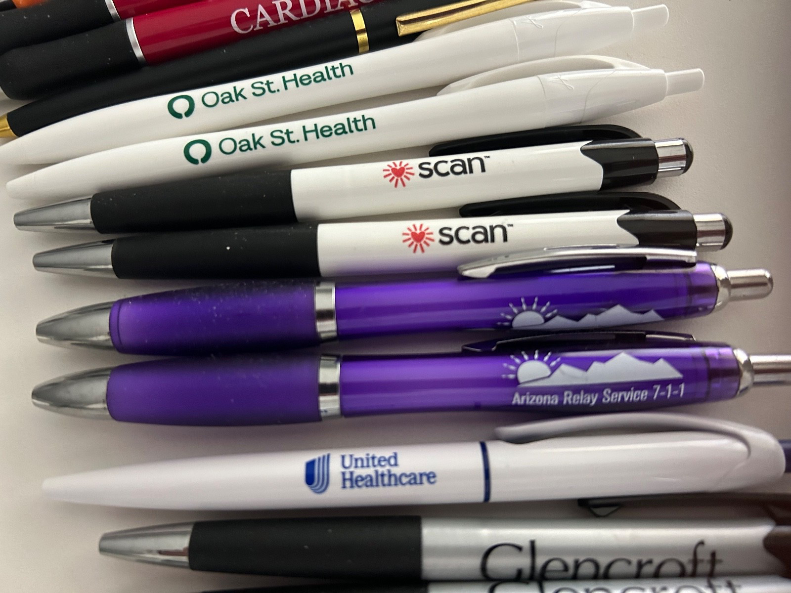 30 Lot Promo PENS Healthcare,Medical Service, Aging,Senior Living,Funeral,Health