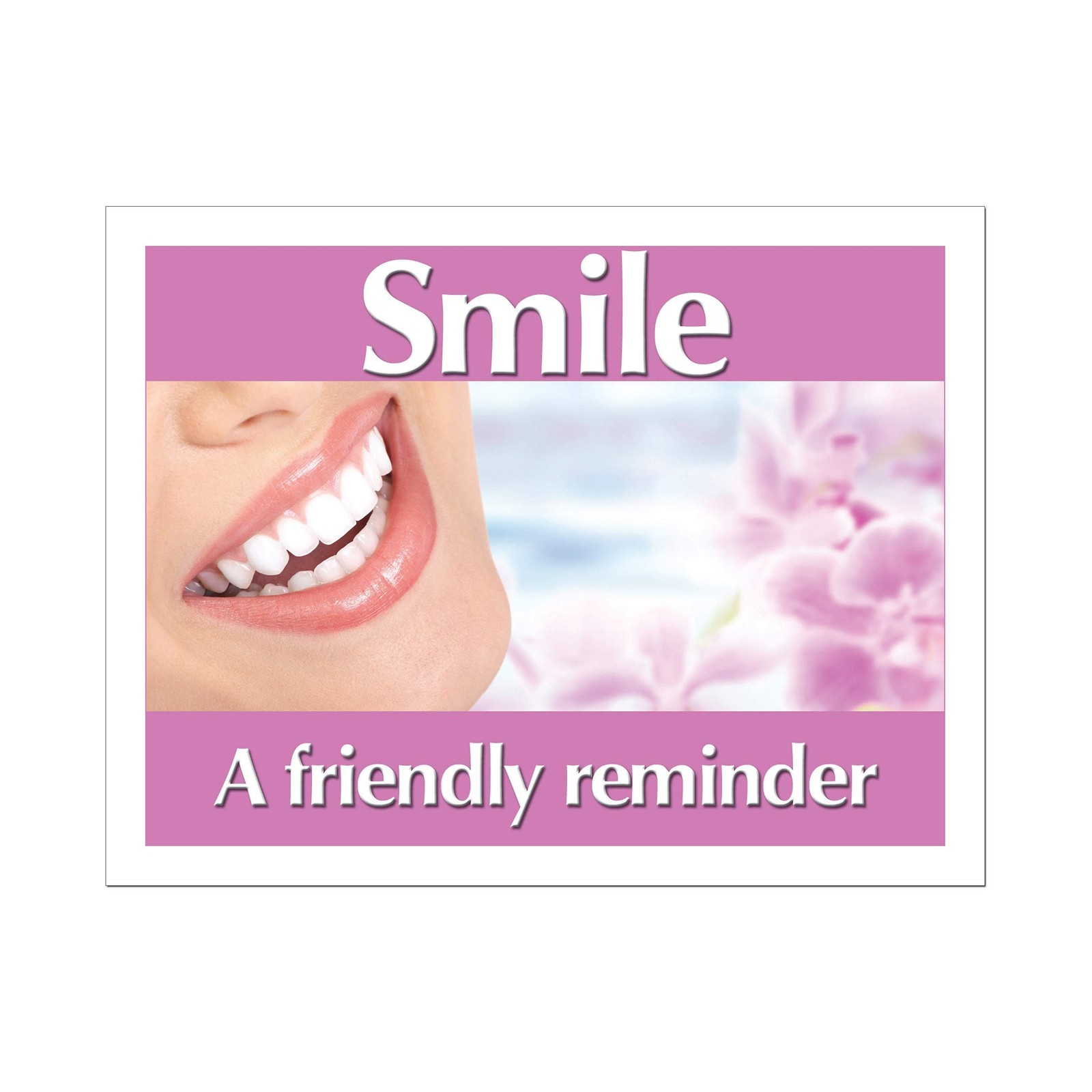 Dental Laser Appointment Reminder Postcards with Personalizable Backs. 4 Card…