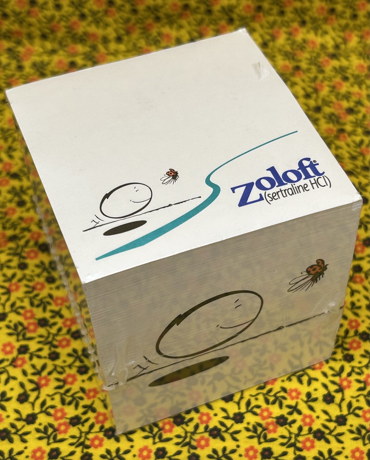 Zoloft Post It Notes Pharmaceutical Rep Advertising Promo NIP 2003