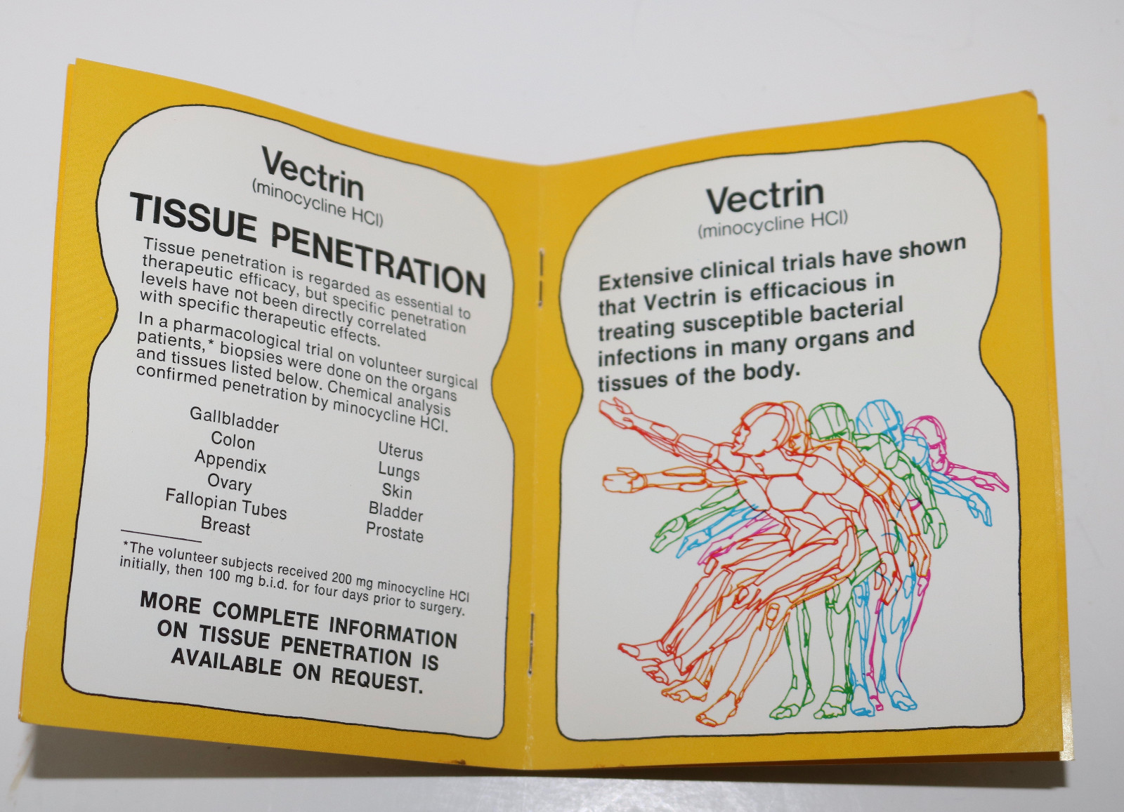 pharmaceutical advertising promo Vectrin foam sandwich Parke Davis