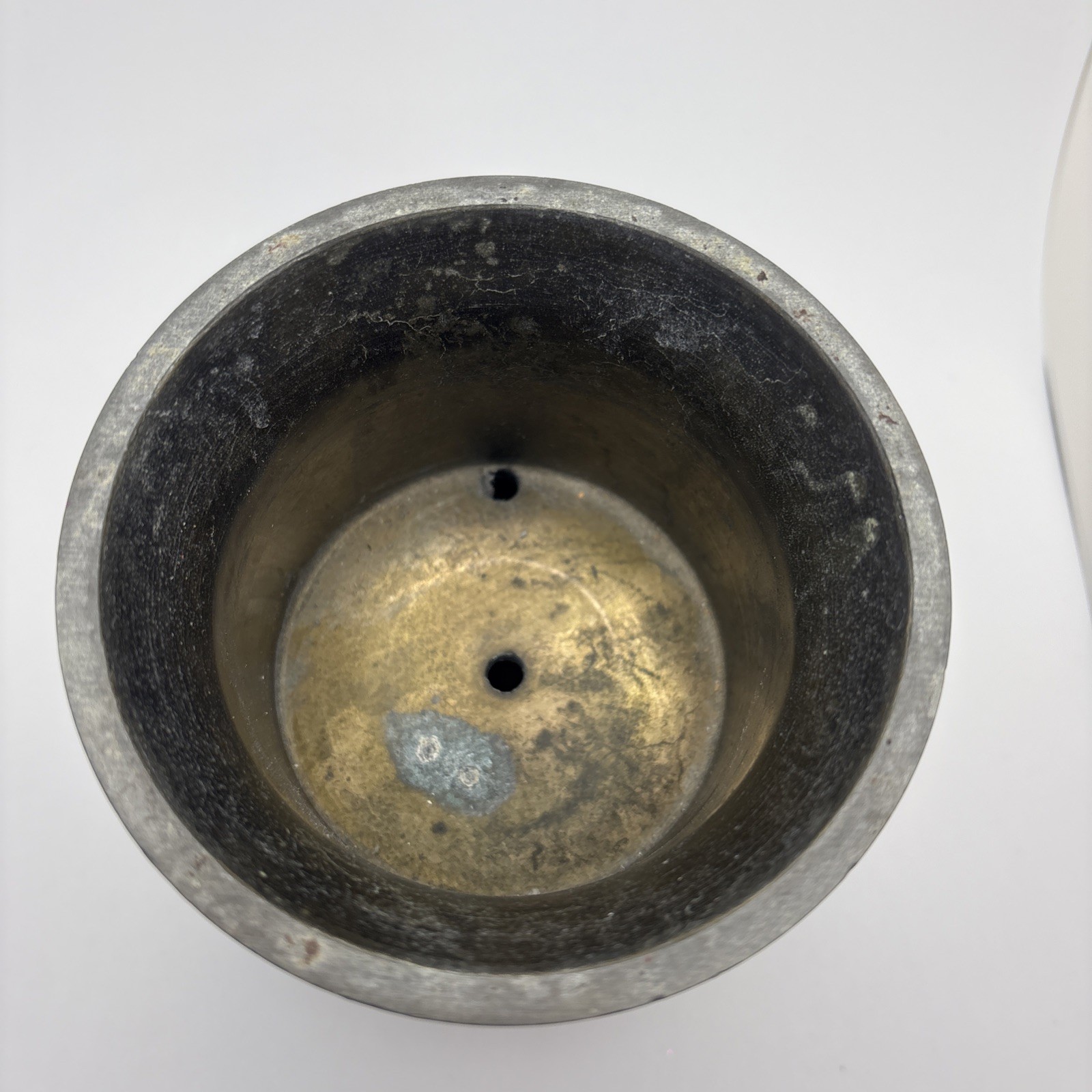 Vintage Schering Laboratories Brass Mortar & Pestle College Of Pharmacy 2001