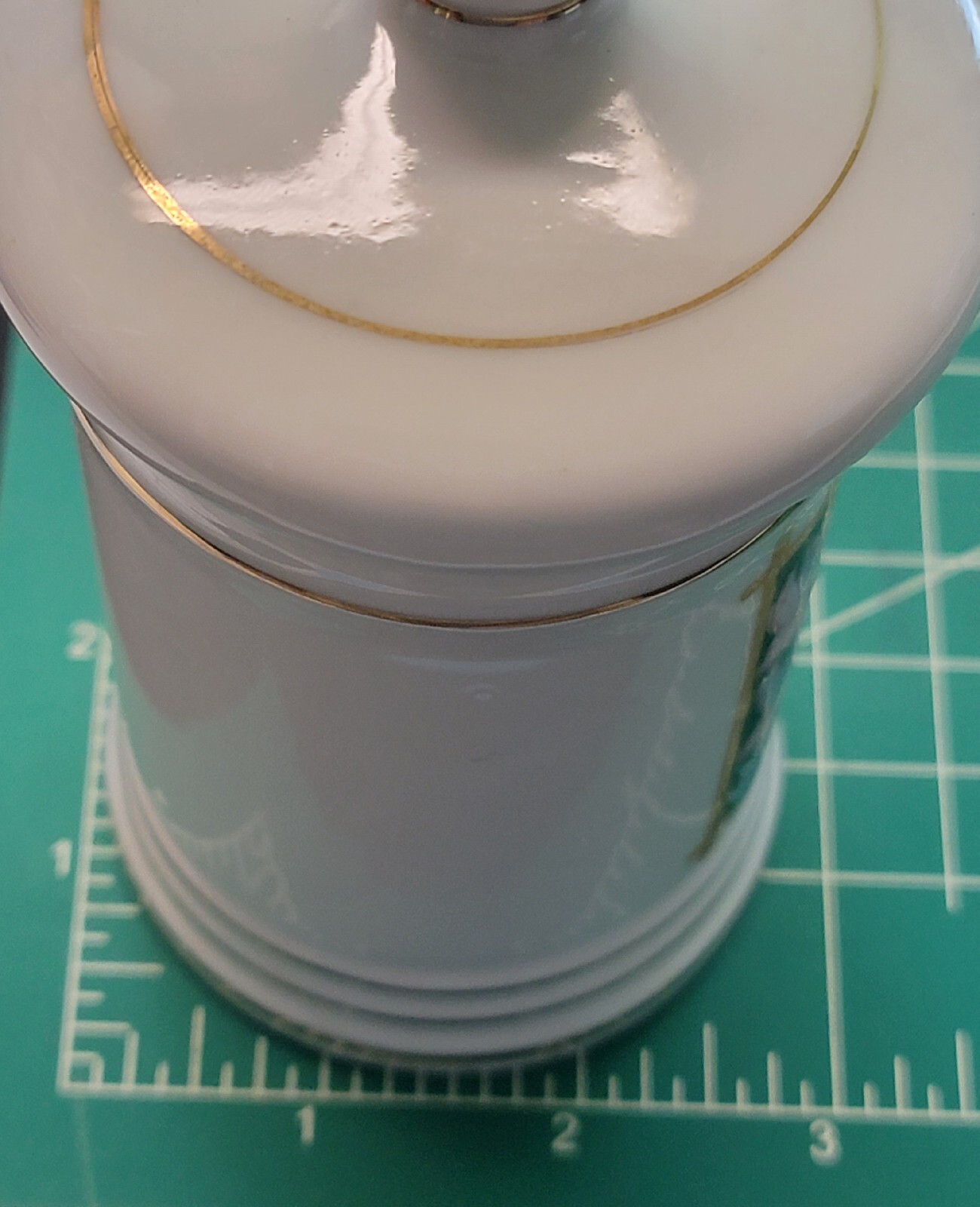 Vtg Porcelain Medicine Pharmacy APOTHECARY Jar with Lid Ascriptin