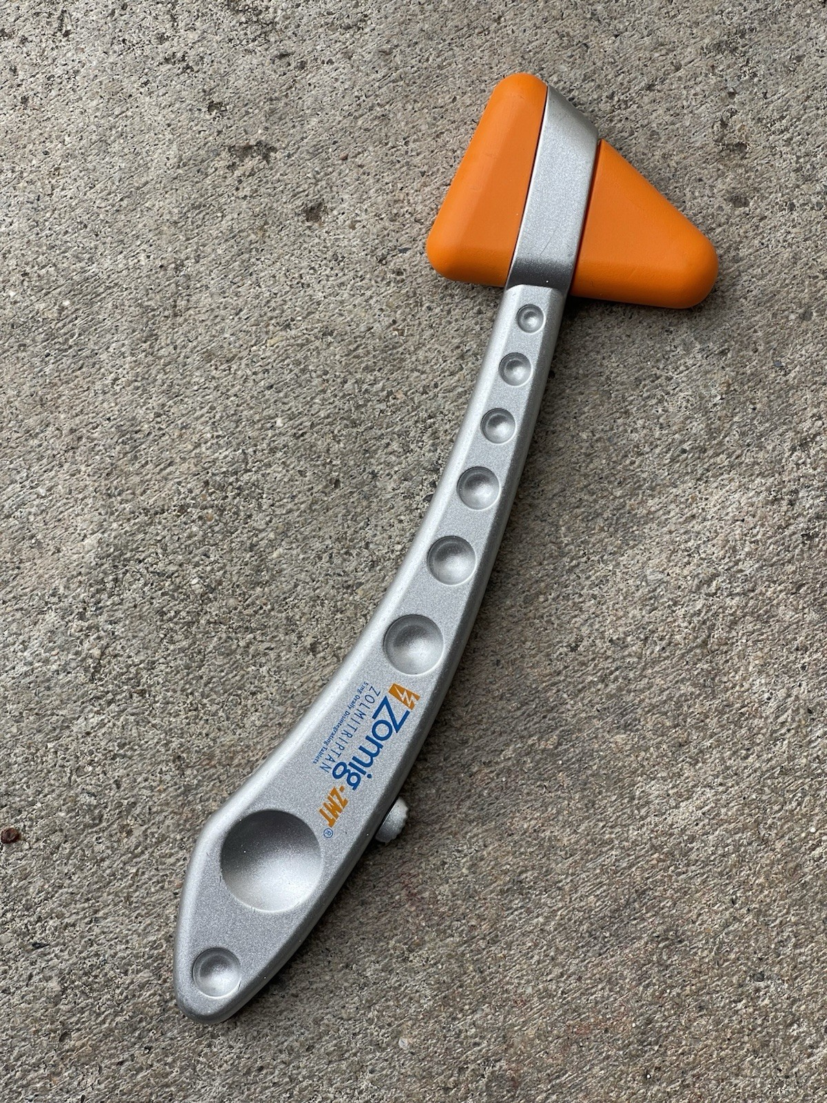 Zomig Knee Reflex Hammer Metal Heavy Amneal Drug Rep Promo Pharma Marketing