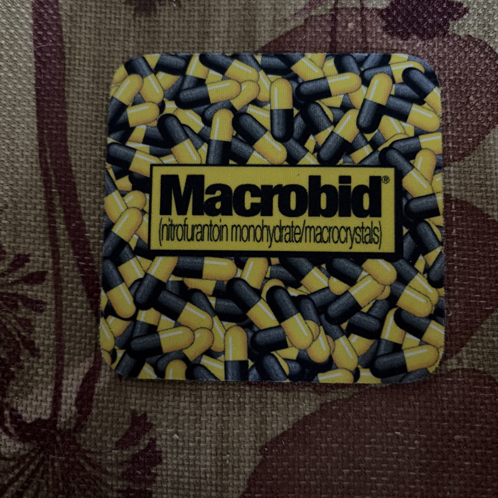 Macrobid Drug Rep Pharmaceutical Promo Medical Advertising Coaster – New – Rare