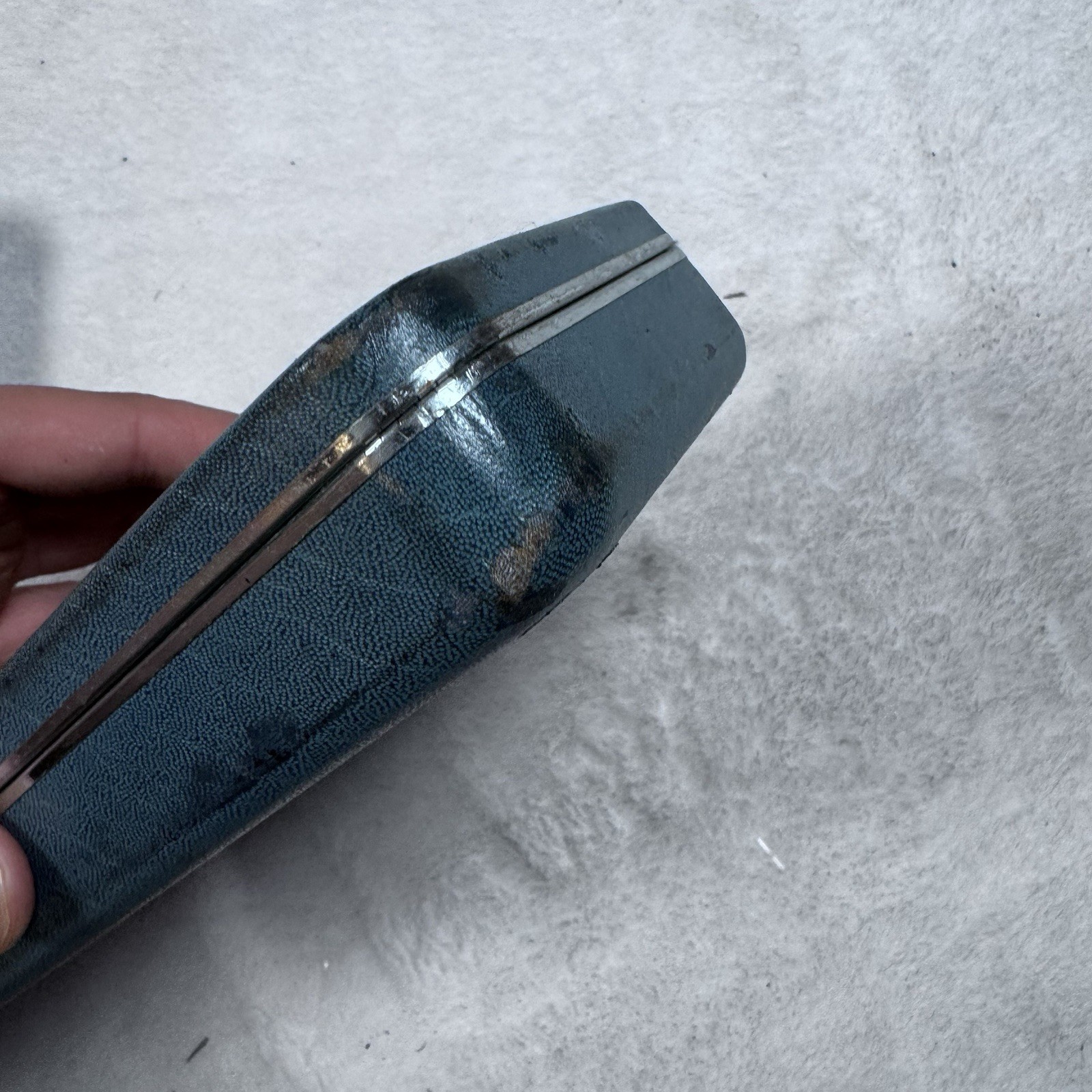 Vintage Eli Lilly Medical Ampule Case Lot of 2 Blue Metal Pharmacy Vial Tins
