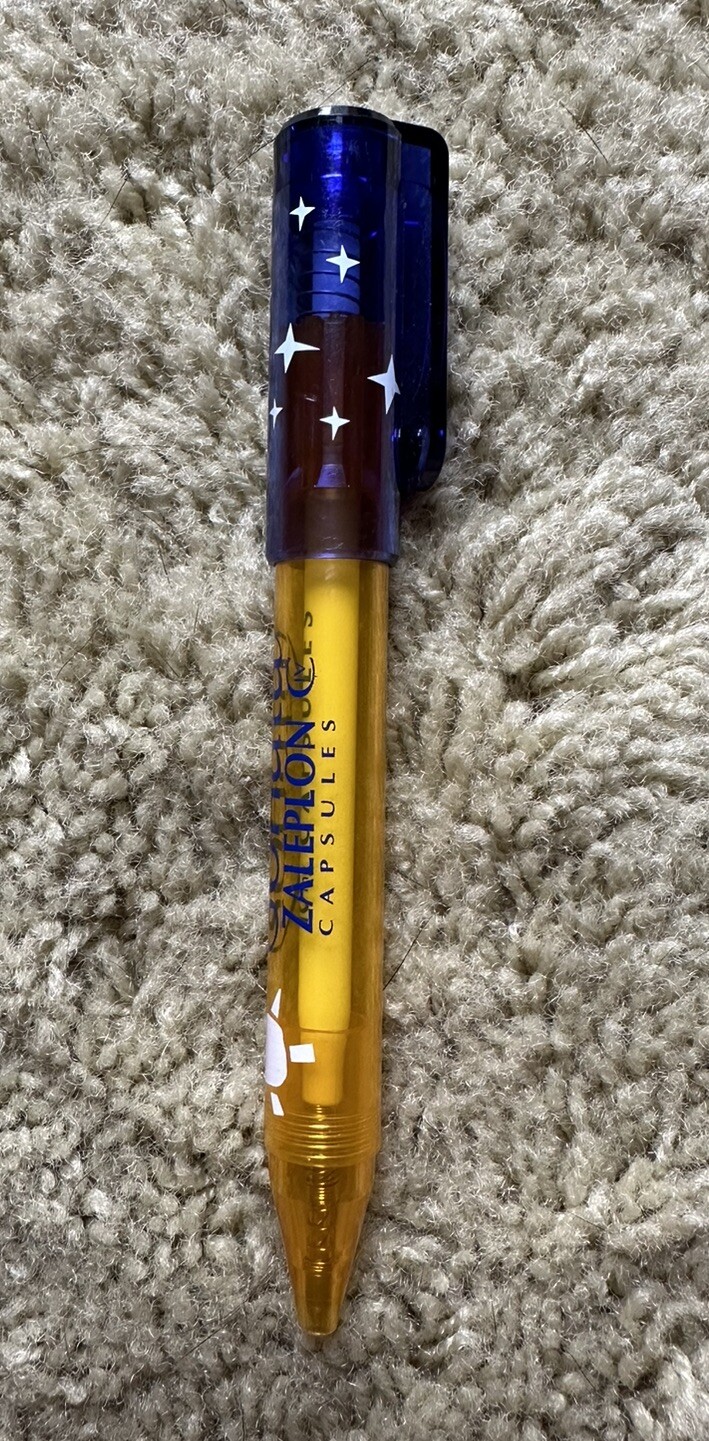 Sonata Zalepon CIV Drug Rep Pharmaceutical Promo Advertising Pen Stars Moon