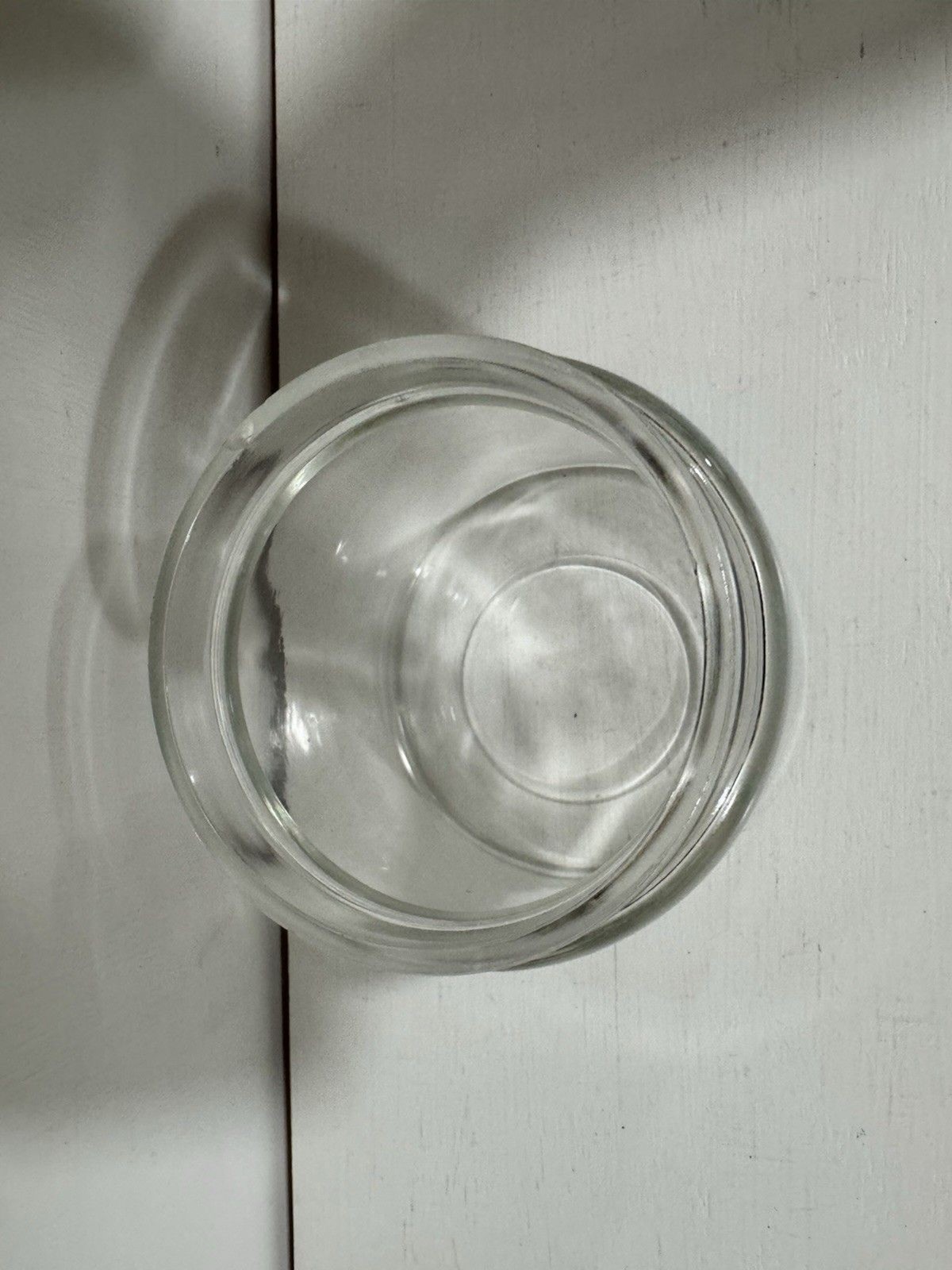 VTG Glass Profex Medical Jar 5”x4” Clear w/Lid Doctor Dentist Memorabilia