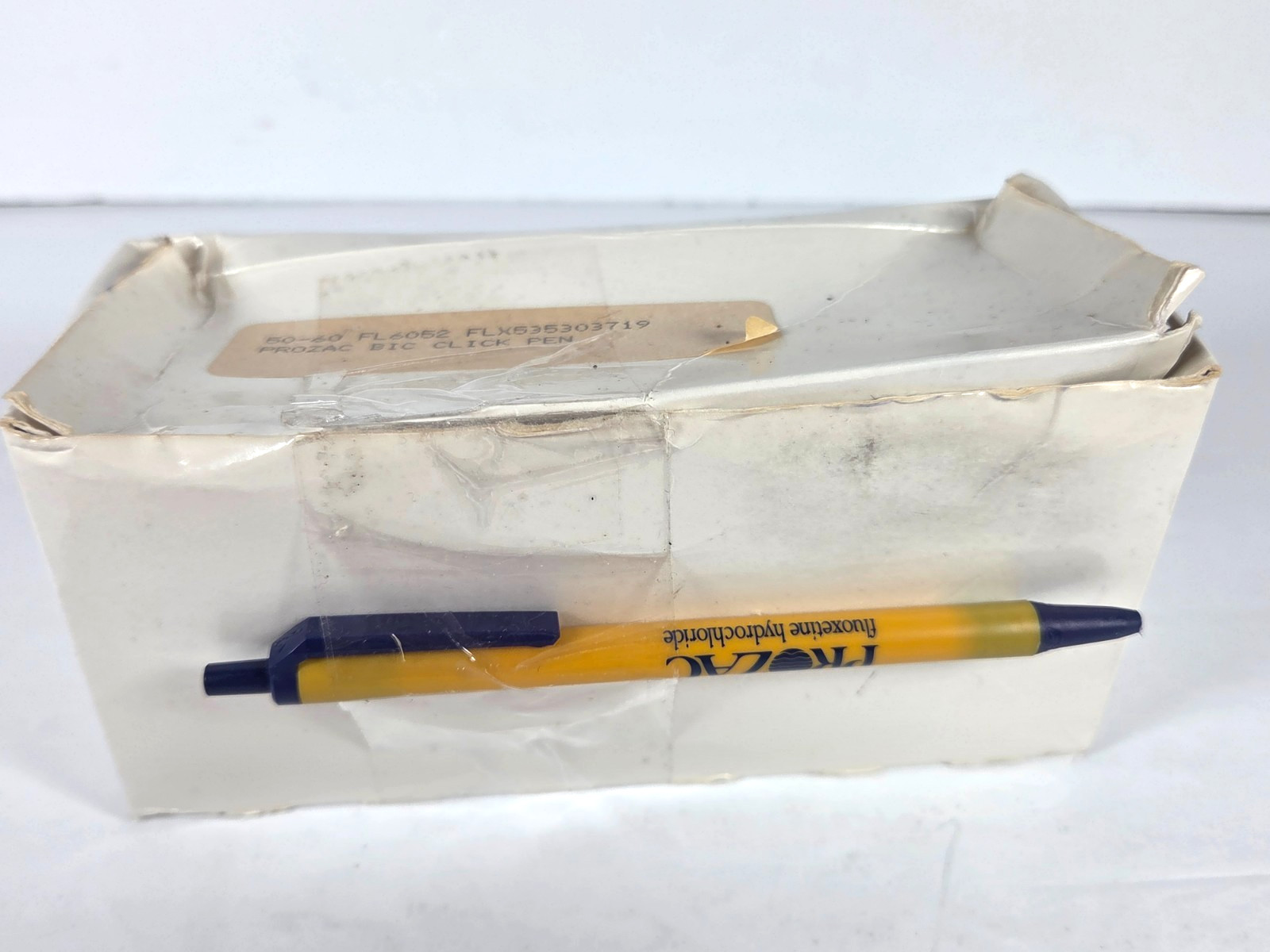 Case of 48 Prozac Ink Pen Pharmaceutical Drug Rep Advertising Bic Click Sticks