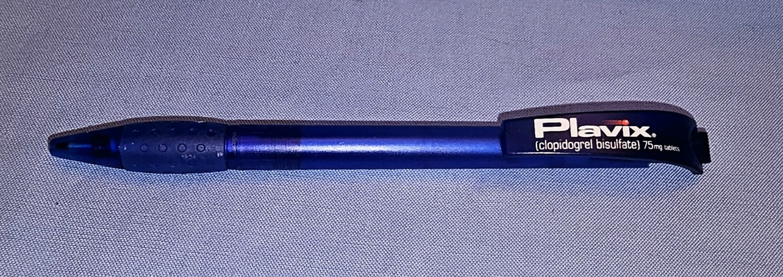 Plavix Blue Drug Rep Ink PEN Medical Pharmaceutical Collectible Advertising NEW