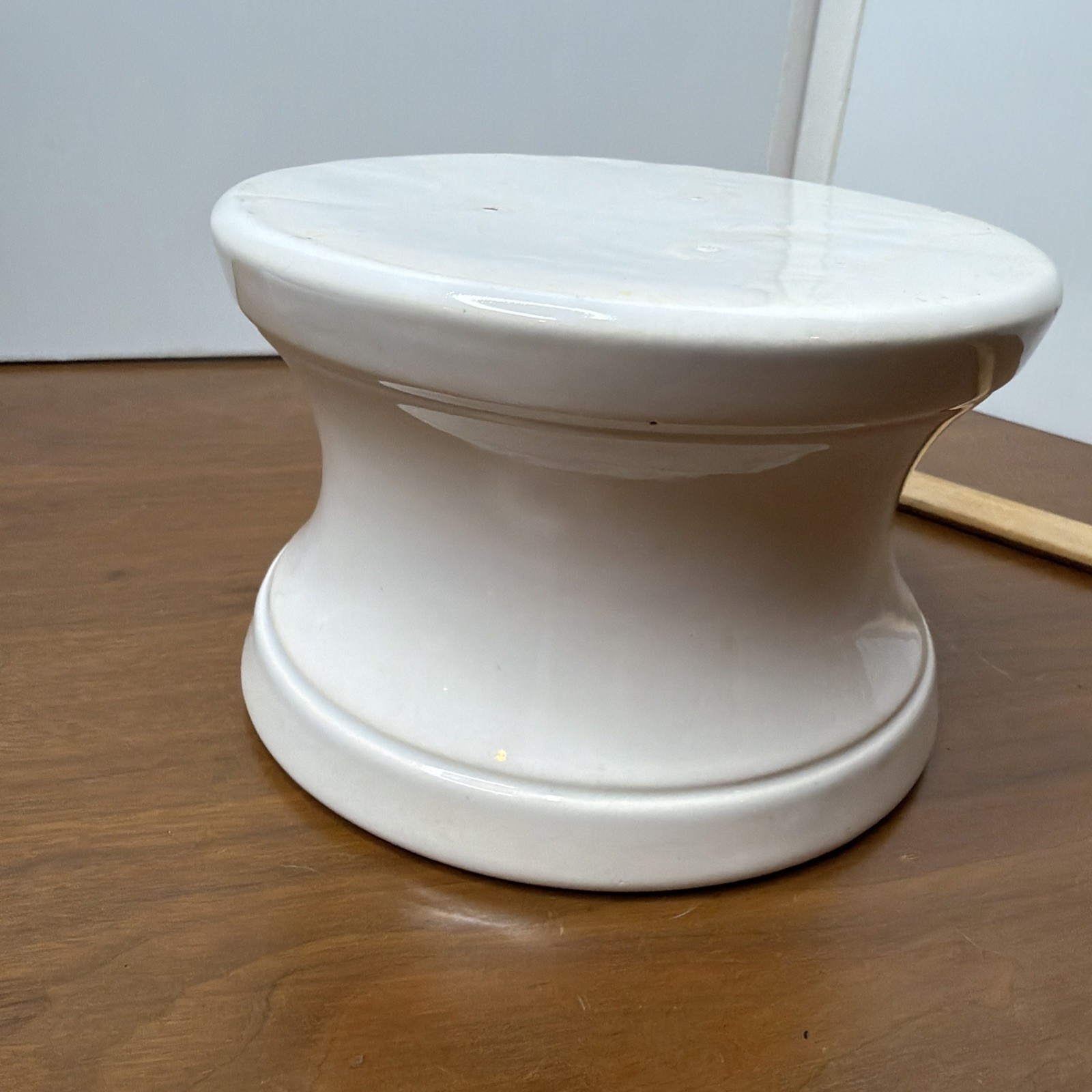 VINTAGE RX Pharmacy DISPLAY Large Mortar and Pestle White