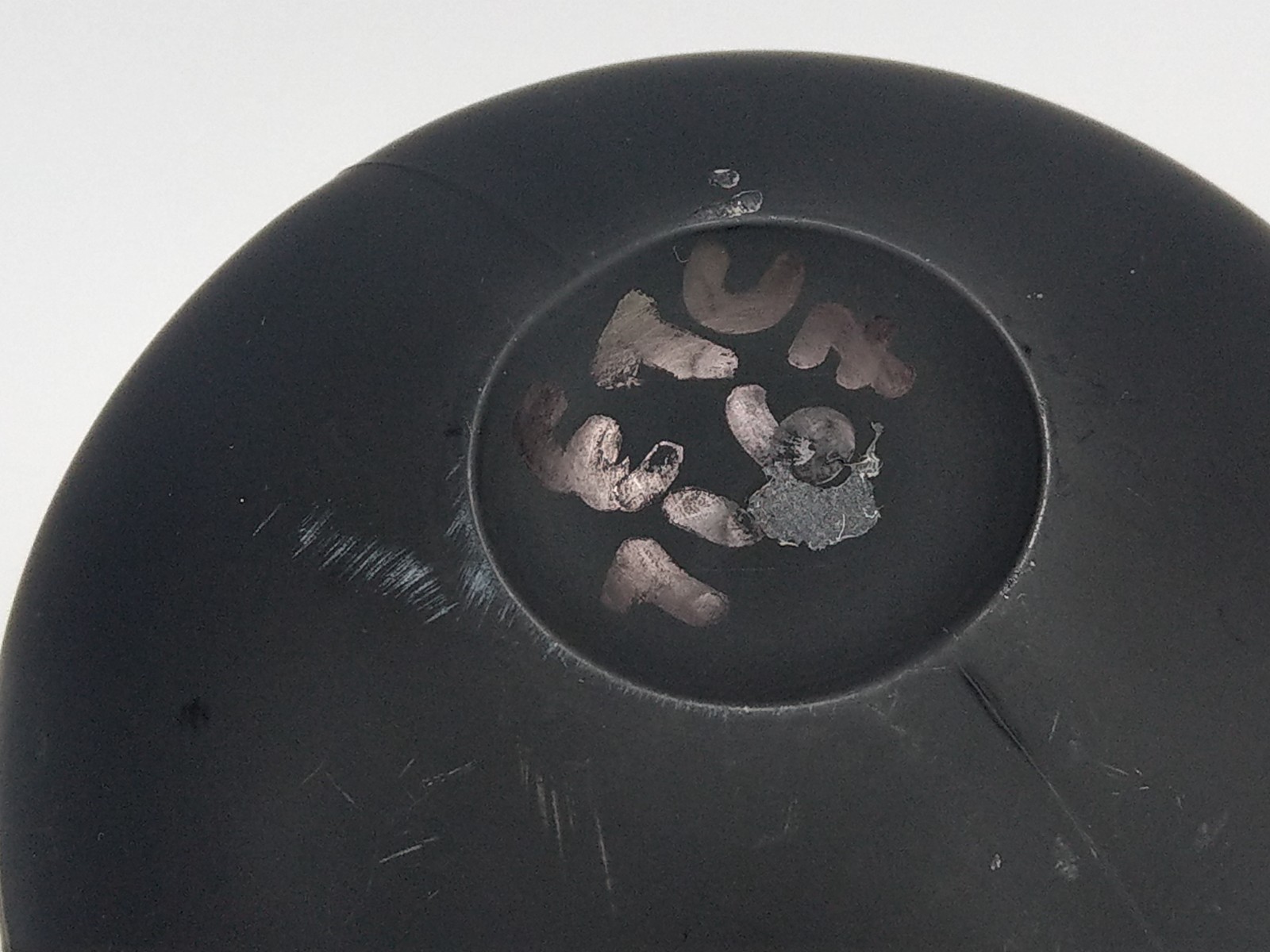 Vintage black matte glass apothecary bottle Royal Pharmaceutical Society