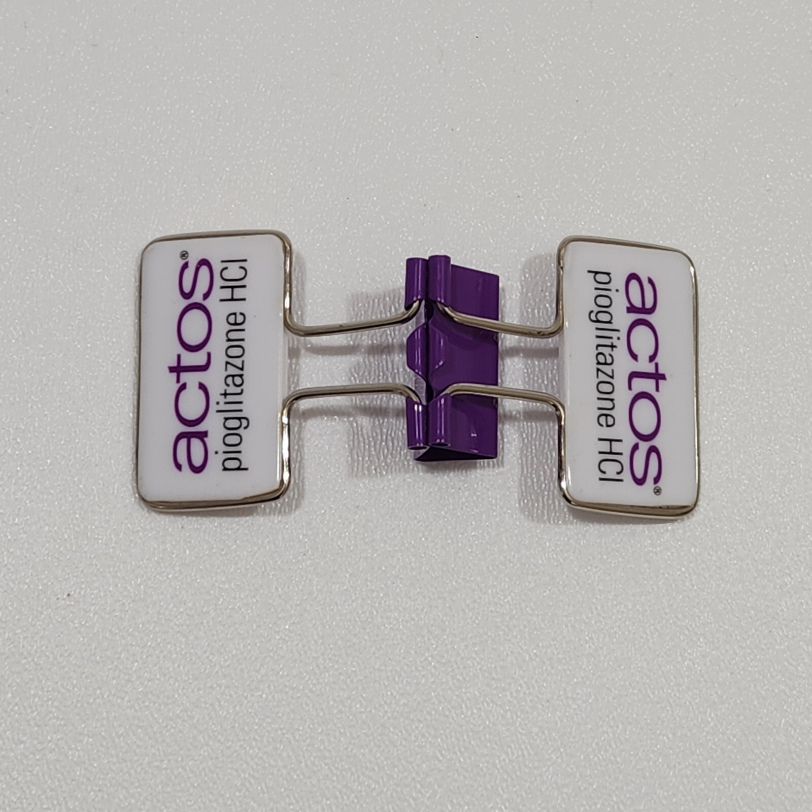 ACTOS Pioglitazone HCI Pharmaceutical Advertisement Paper Clip