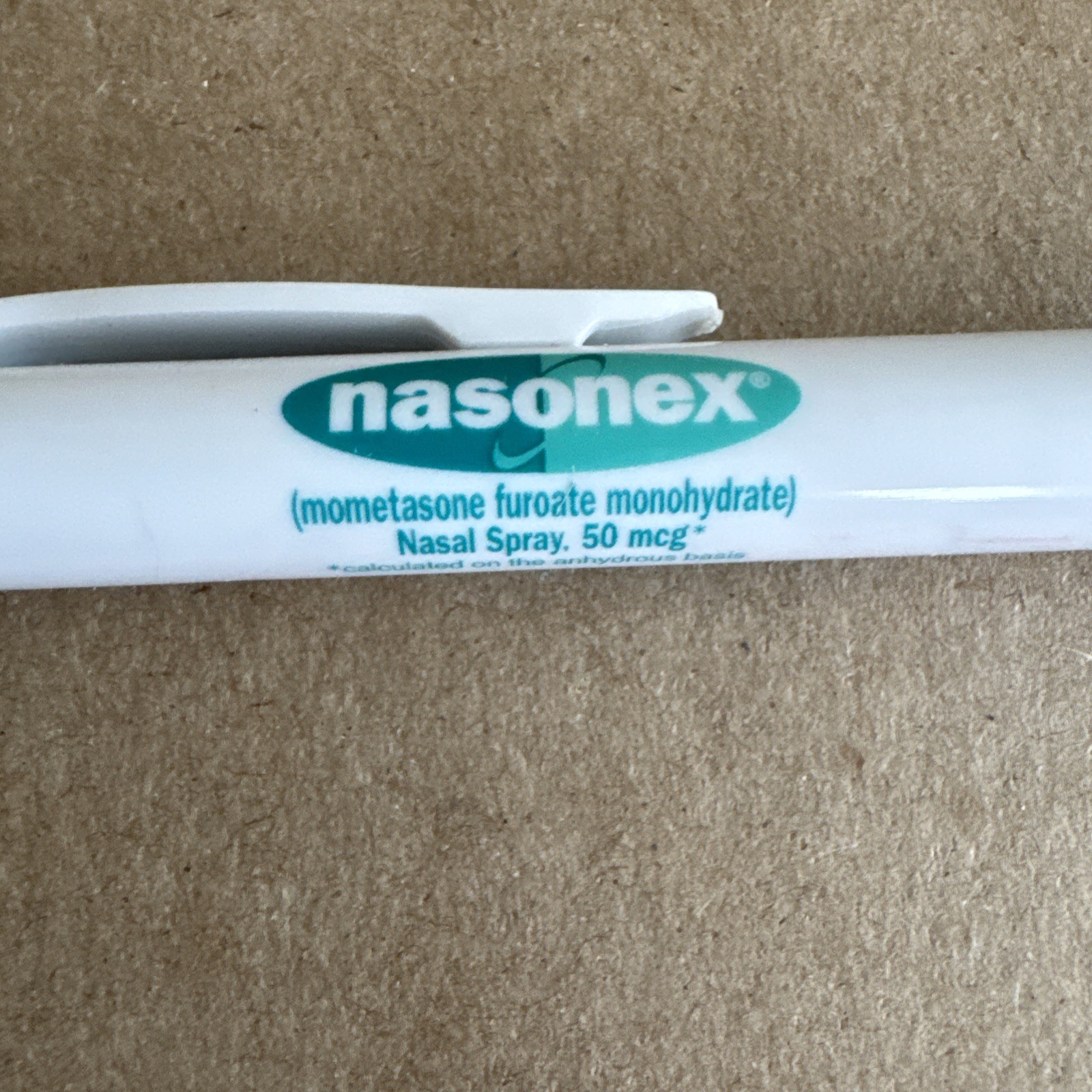 Nasonex Drug Rep Pen Advertising Nasal Spray Collectible Pharmaceutical USA