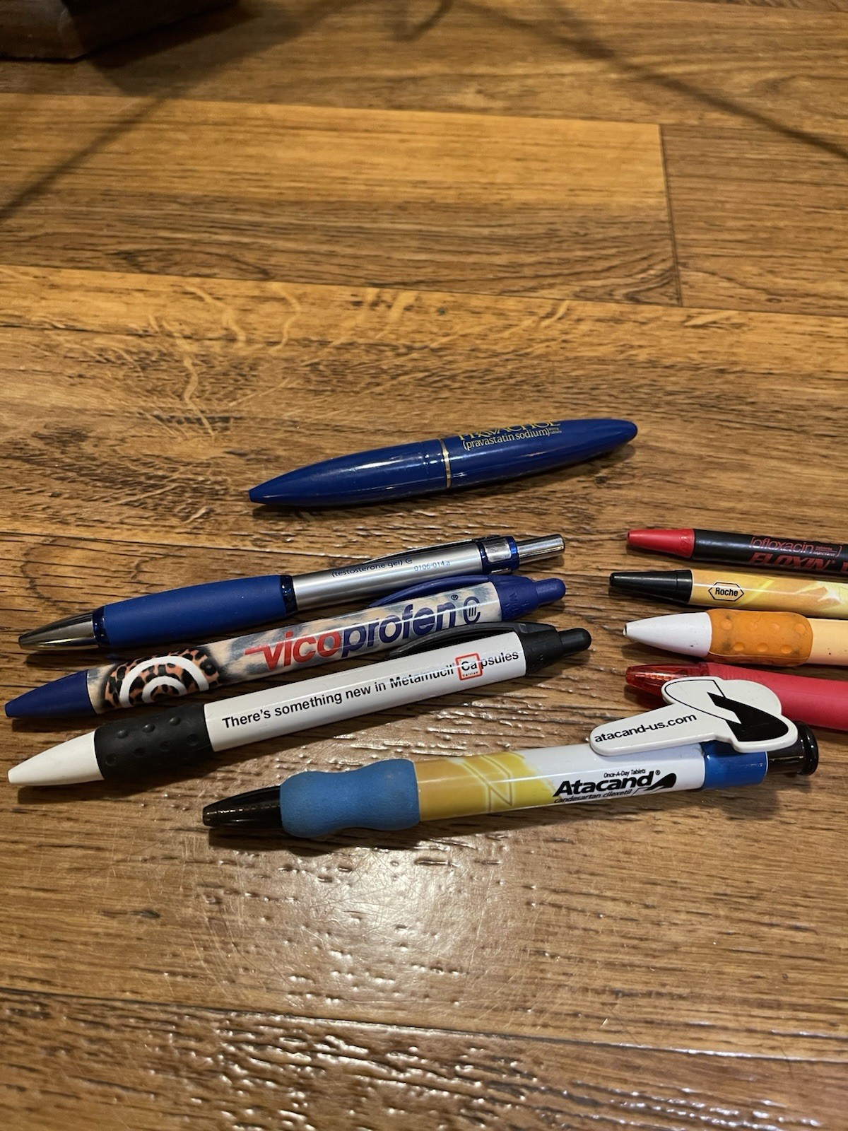 Lot Vintage Pharmaceutical Drug Rep Pharmacy Advertising Pens Pencil 80’s/ 90’s