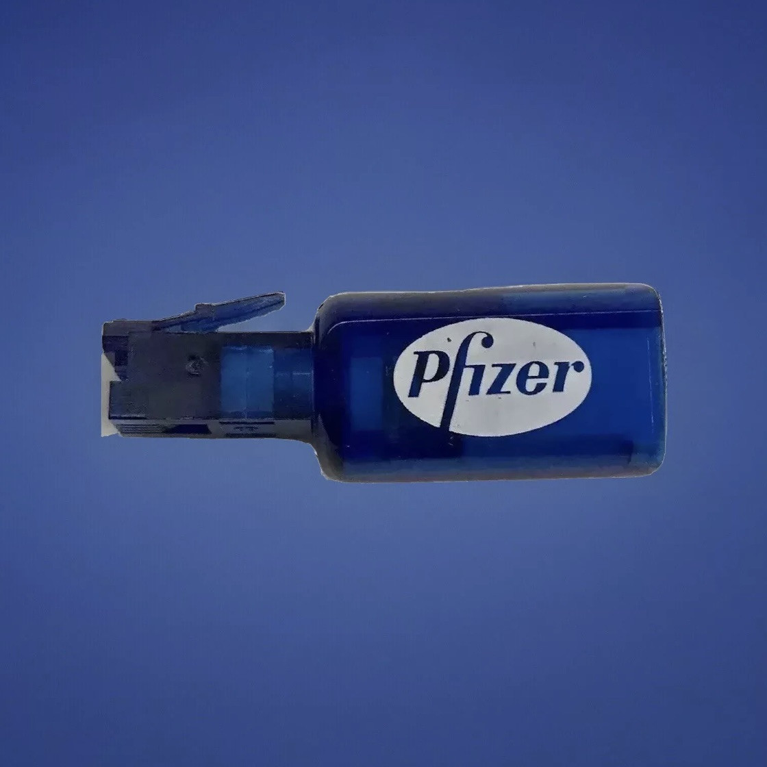 PFIZER Logo Collectible TELEPHONE CORD DETANGLER 360 Degree Rotating Swivel