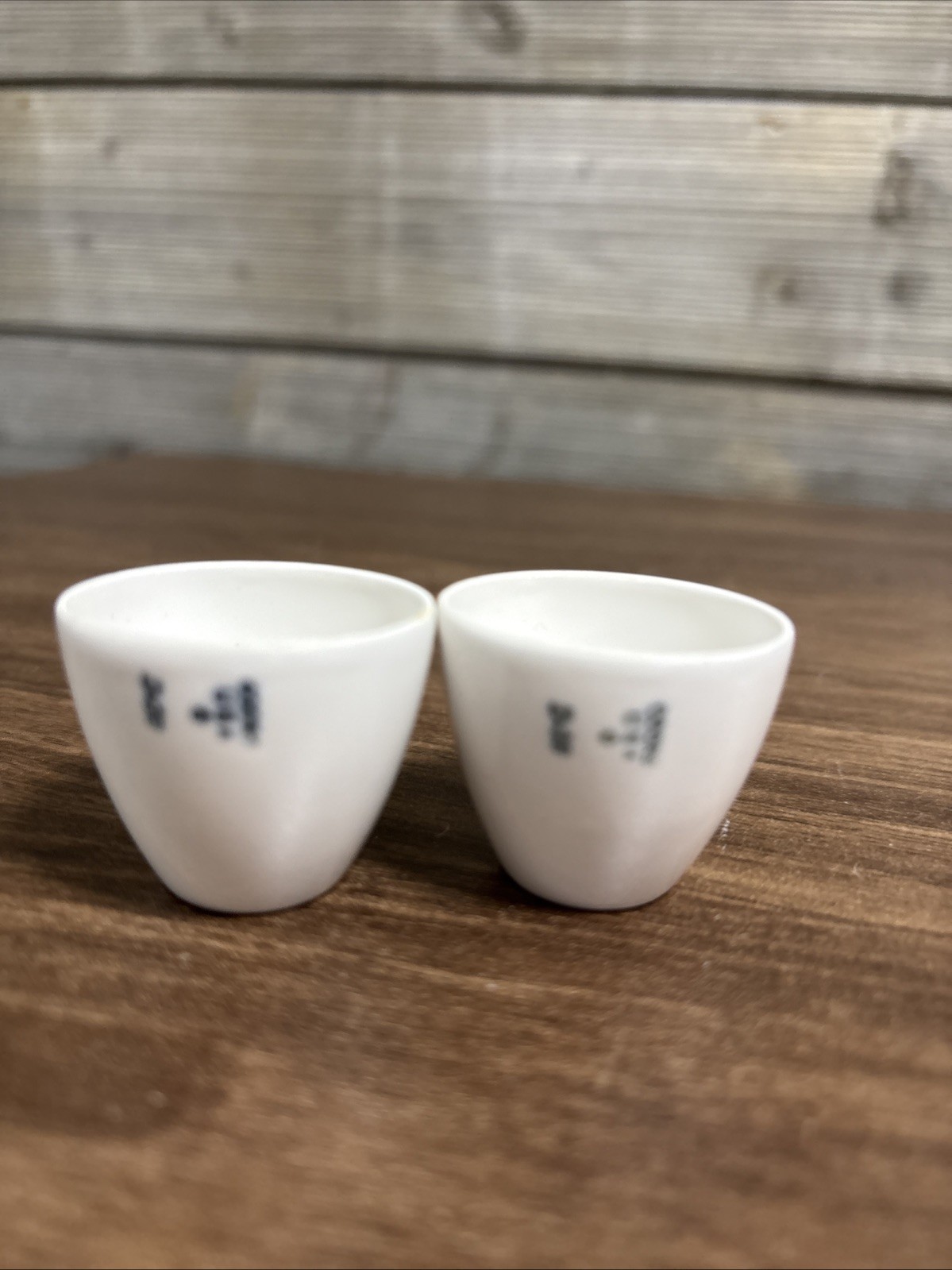 Vintage Coors Porcelain Crucibles Set of 2 Labratory Medical Equipment USA Made