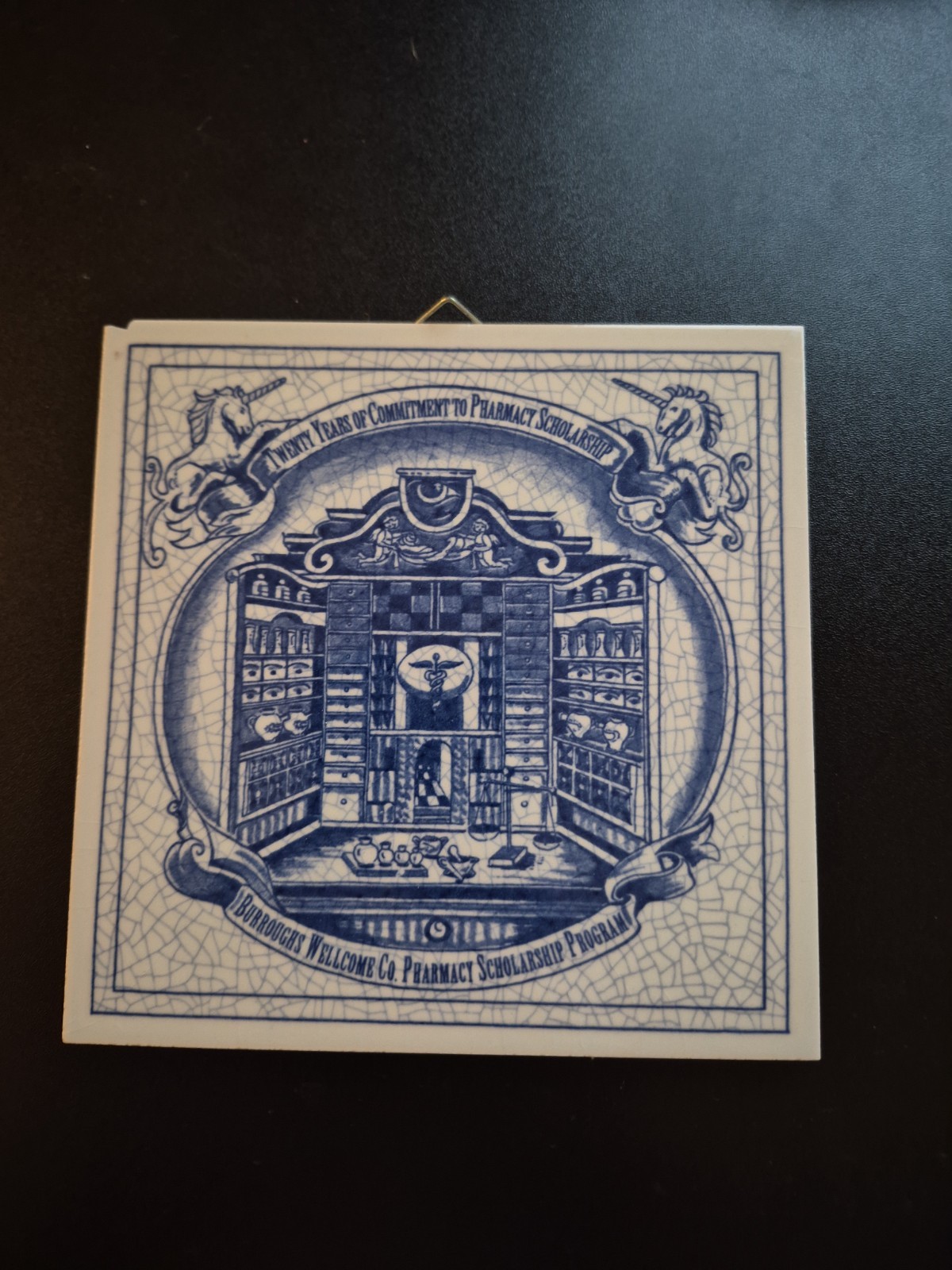 Vintage 1984 Delft Holland Blue Hand Painted Porcelain Tiles 6×6 – Set of 10