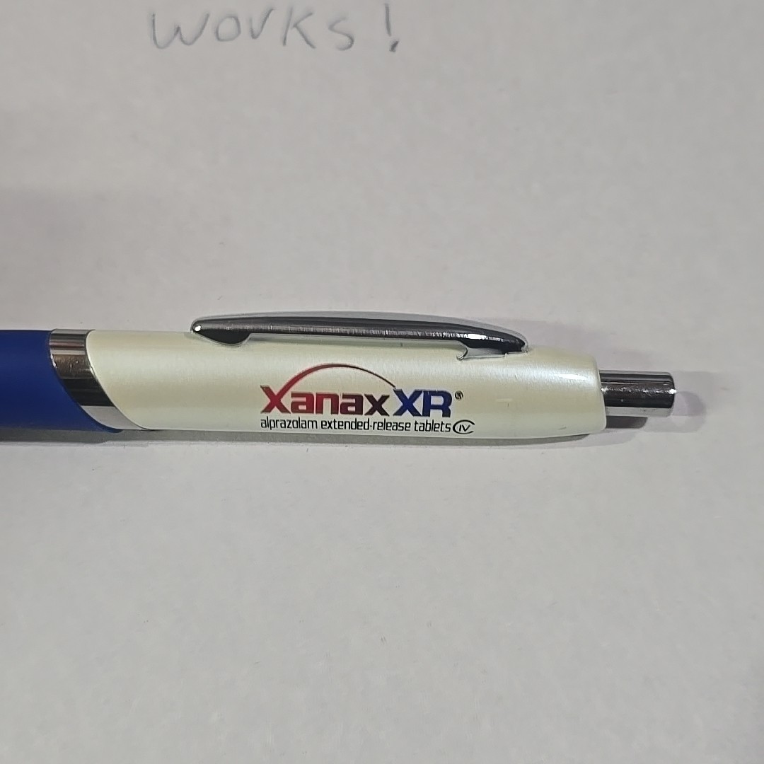 Pharmaceutical Rep Pen for Xanax XR, Vintage Works ,