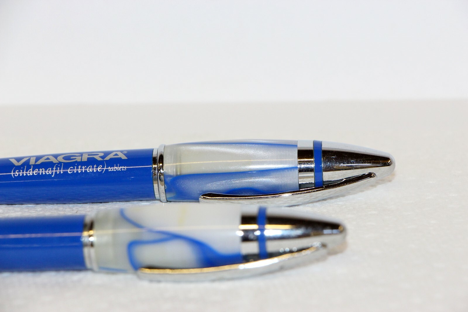 2 Drug Rep Viagra Heavy Metal Pens With A Swirl in the Twist NEW