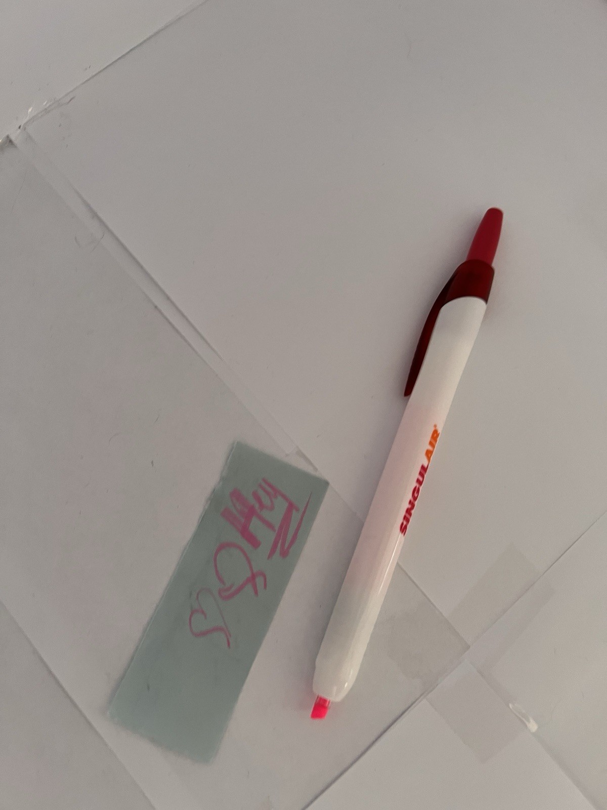 Drug Rep Pharmaceutical Promo SINGULAIR Medical Advertising HIGHLIGHTER MARKER
