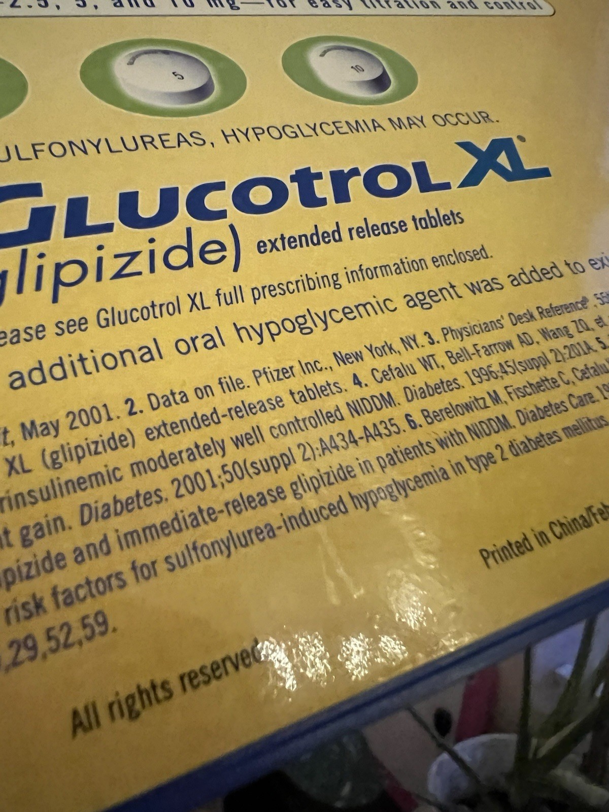 Glucotrol XL (glipizide) Clipboard Vintage Pharma Rep Merch 2002 Pfizer