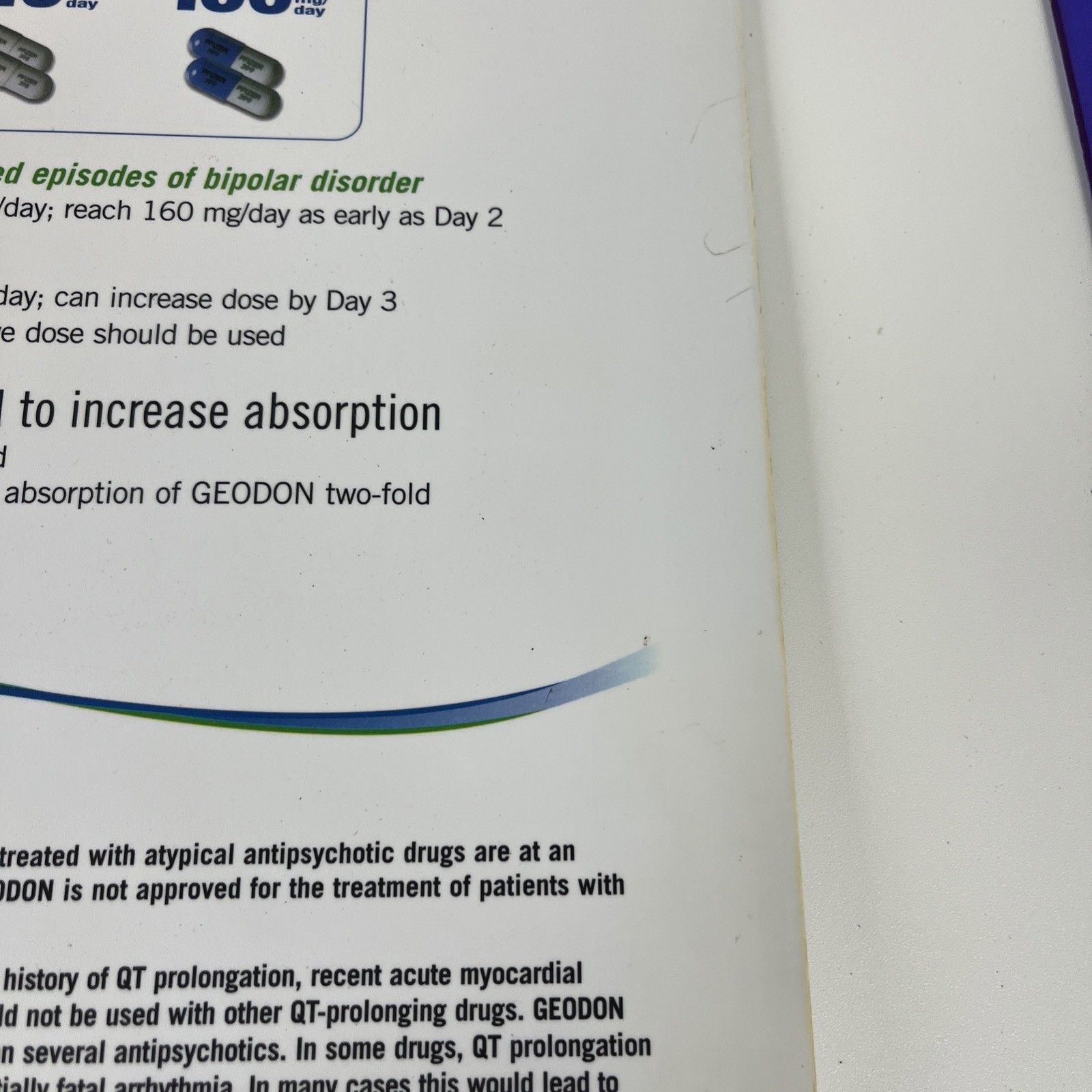 Zyprexa And Geodon Clip Boards Pharmaceutical Advertising