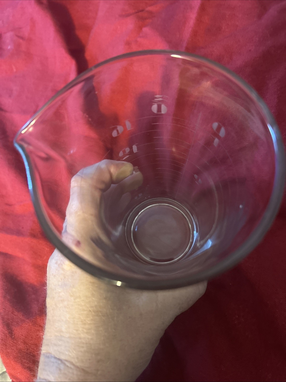 Apothecary Beaker 16oz Vintage Darkroom? Pharmacy? Rare 😱 Measuring Cup ❤️
