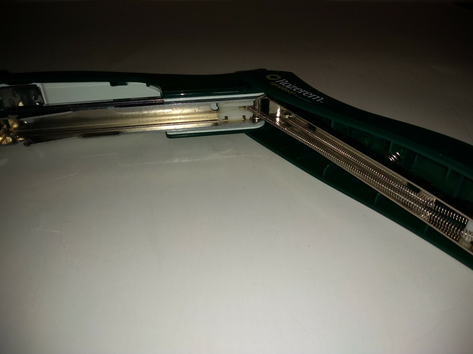 Pharmaceutical Drug Rep Rozerem Green Yellow Stapler Collectible H8