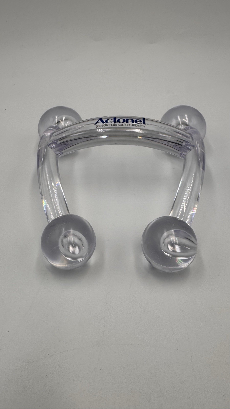 Actonel Pharmacy Novelty Promo Advertised Acrylic Massager Drug Rep Giveaway VTG