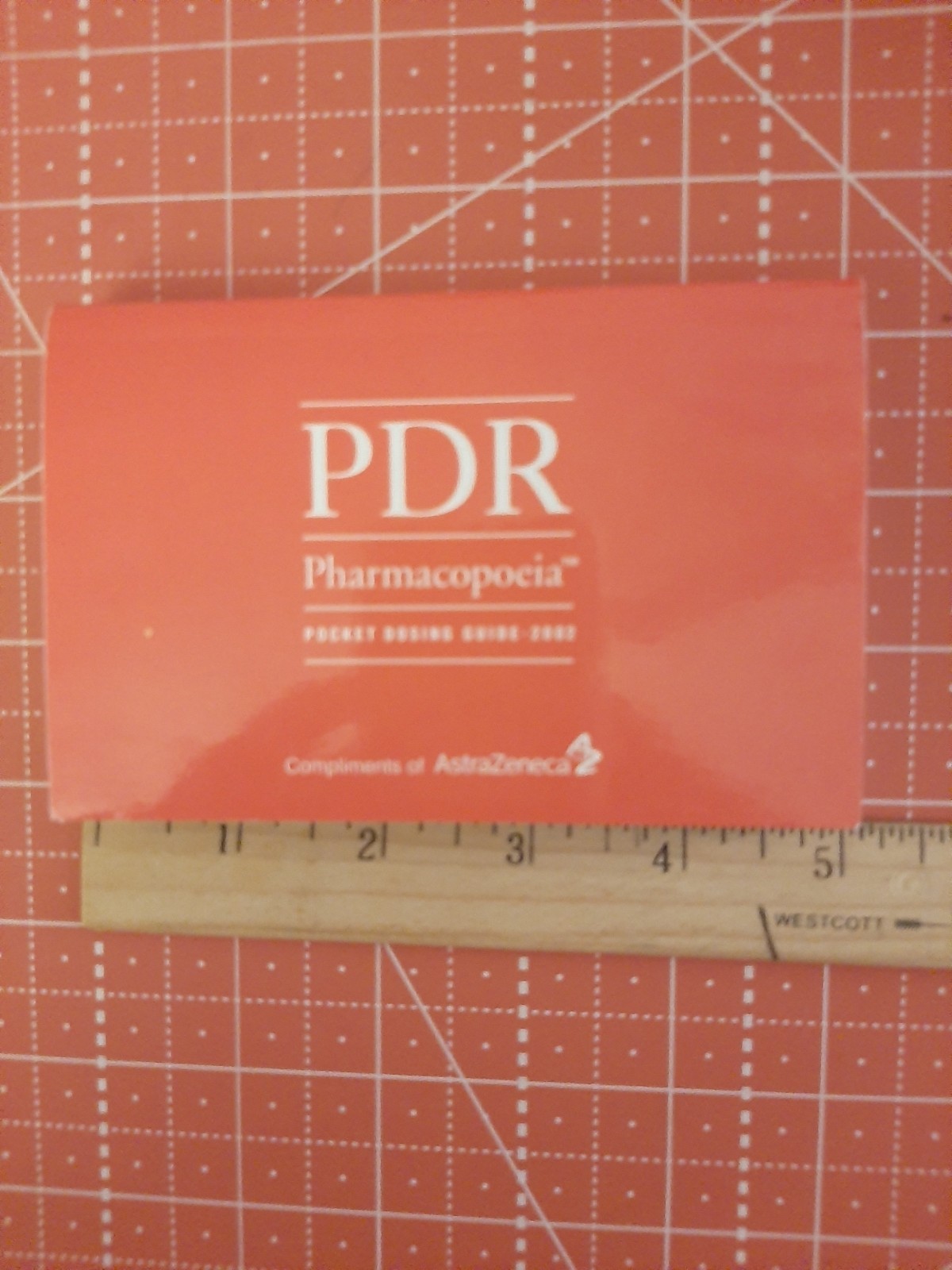 Astra Zeneca Pharmacopoeia Pocket Dosing Guide 2002, 300pp Pharma Zomig Advert