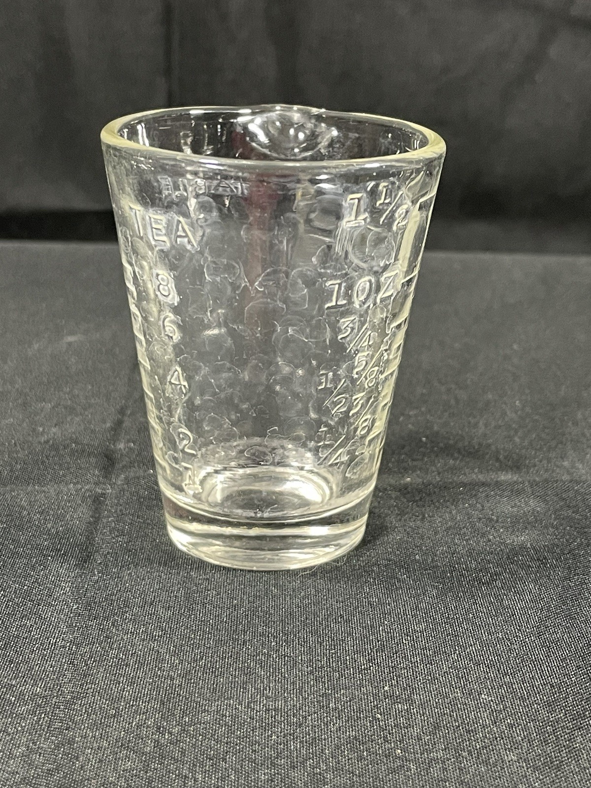 Vintage Apothecary Measuring Glass “Dessert” Marker Medicine Shot Glass