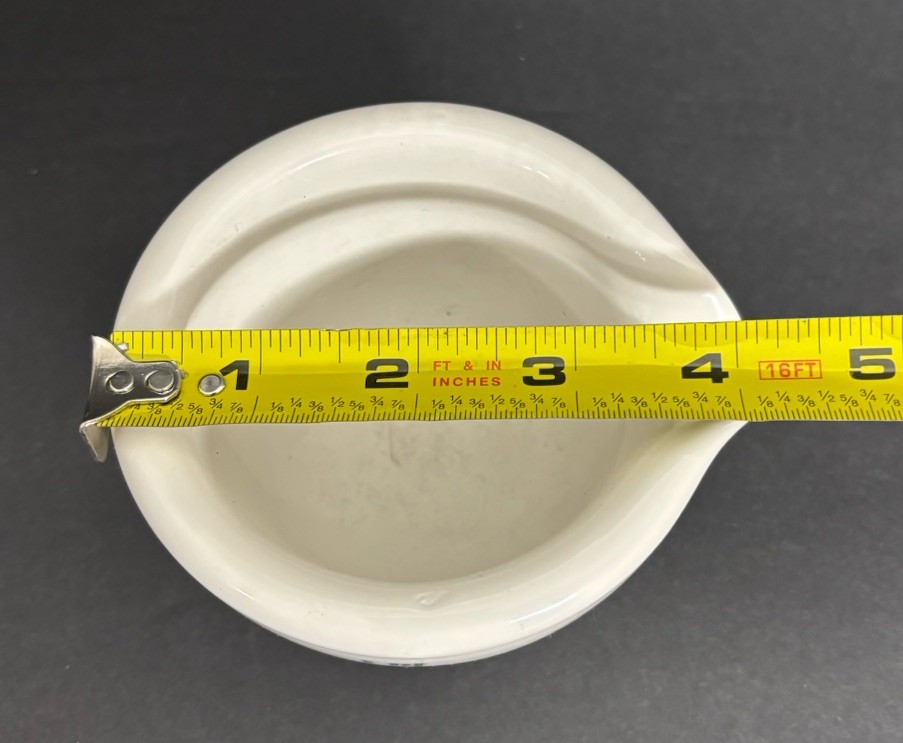 Coors Mortar Pharmacy Apothecary Lab 522-1 White Small Porcelain