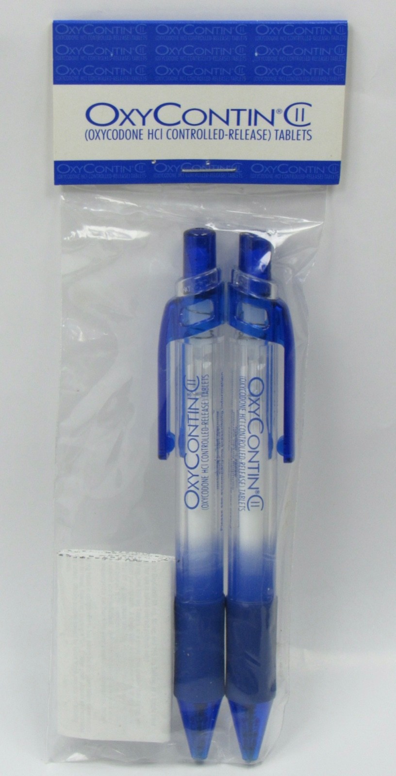 Oxycontin Oxycodone PENS Drug Rep Pharmaceutical Promo Sealed Original Package