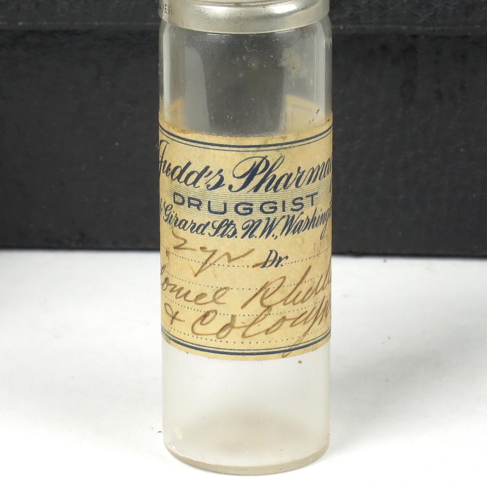 Antique Doctor Travel Medical Kit Apothecary Leather Case Empty Vials