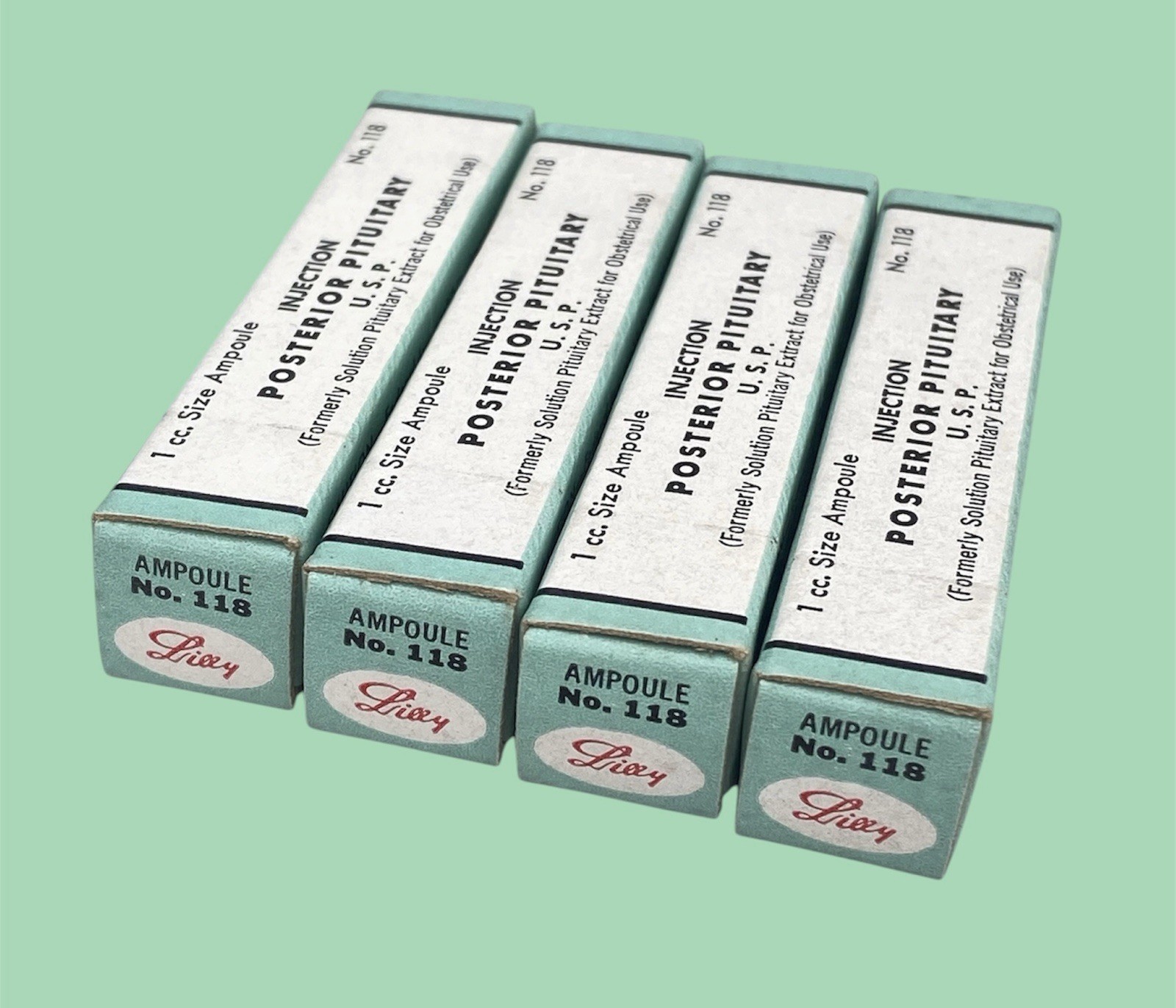Eli Lilly Posterior Pituitary Ampoule Ampule # 118 Original Package NOT FOR USE