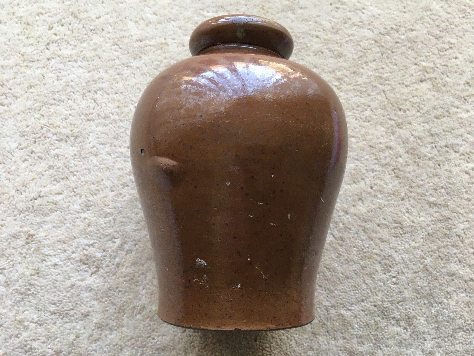 SCARCE C1860s VINTAGE H.BRAY MASBRO(SCOTLAND)SALTGLAZE TOBACCO JAR